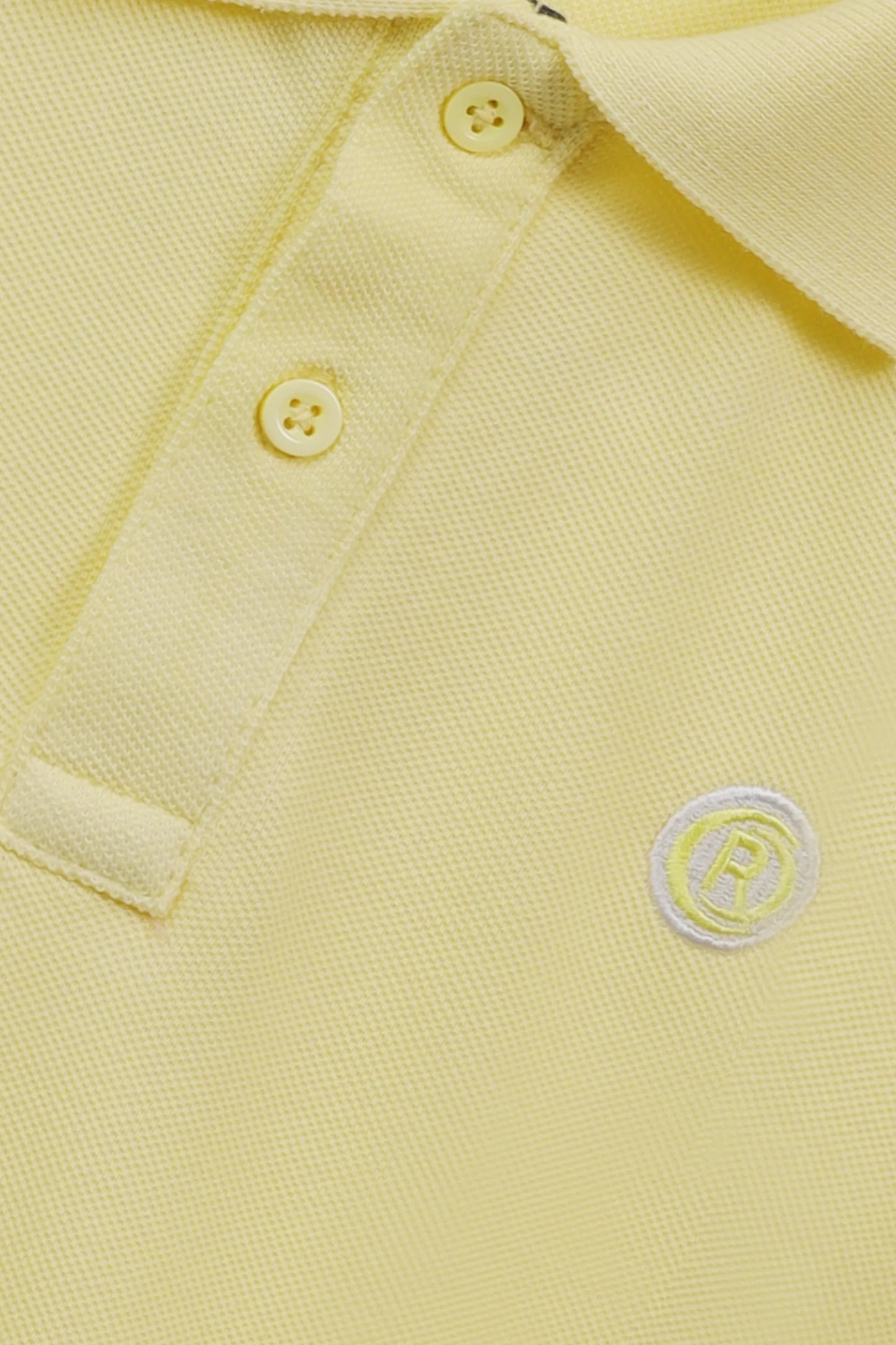 Boys Butter Yellow Signature Polo