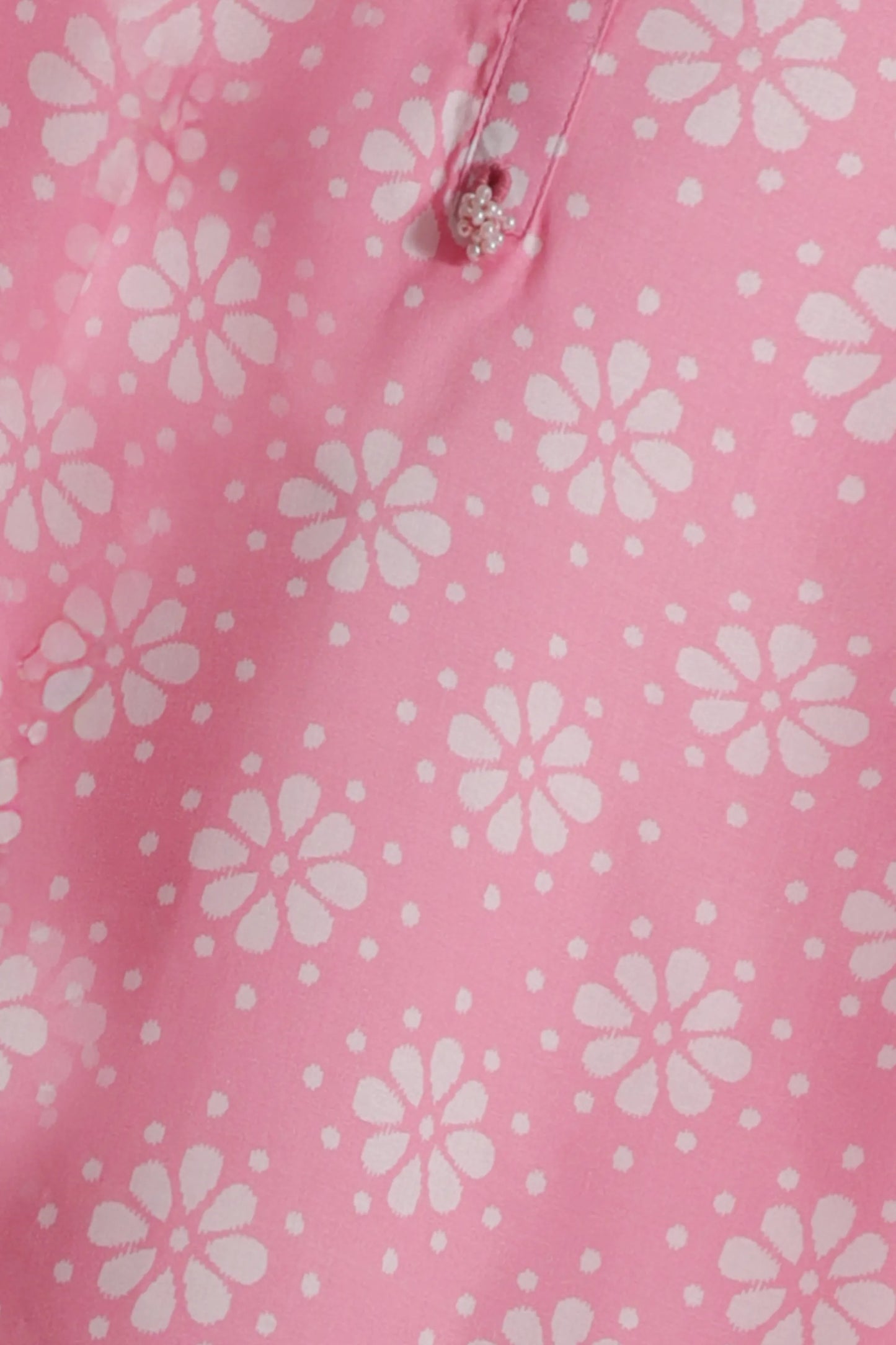 Delighted Pink Printed Kurta Set - 2pc