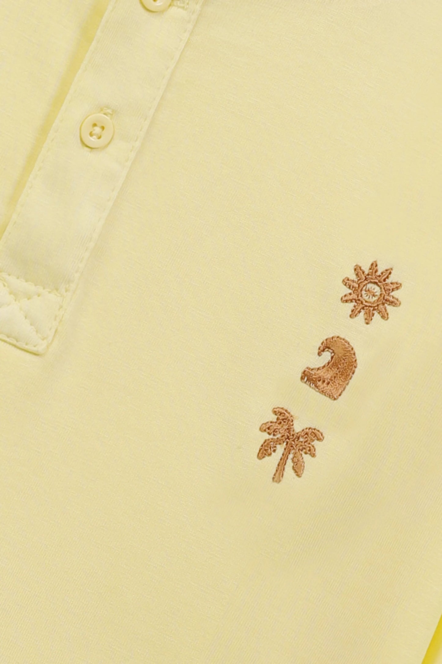 Boys Sunny Vibes Henley Tee