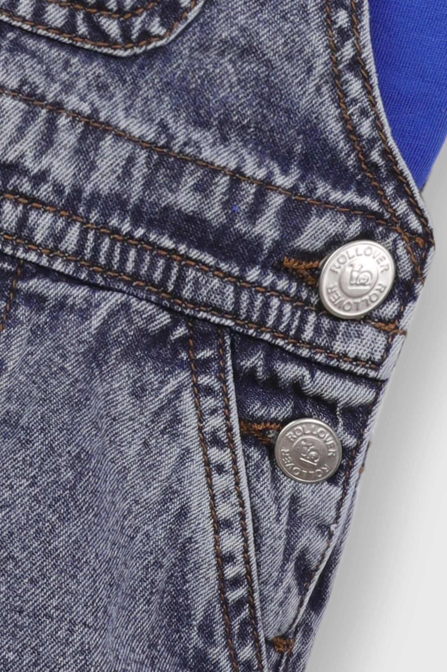 Boys Sky Playful Dungaree Set