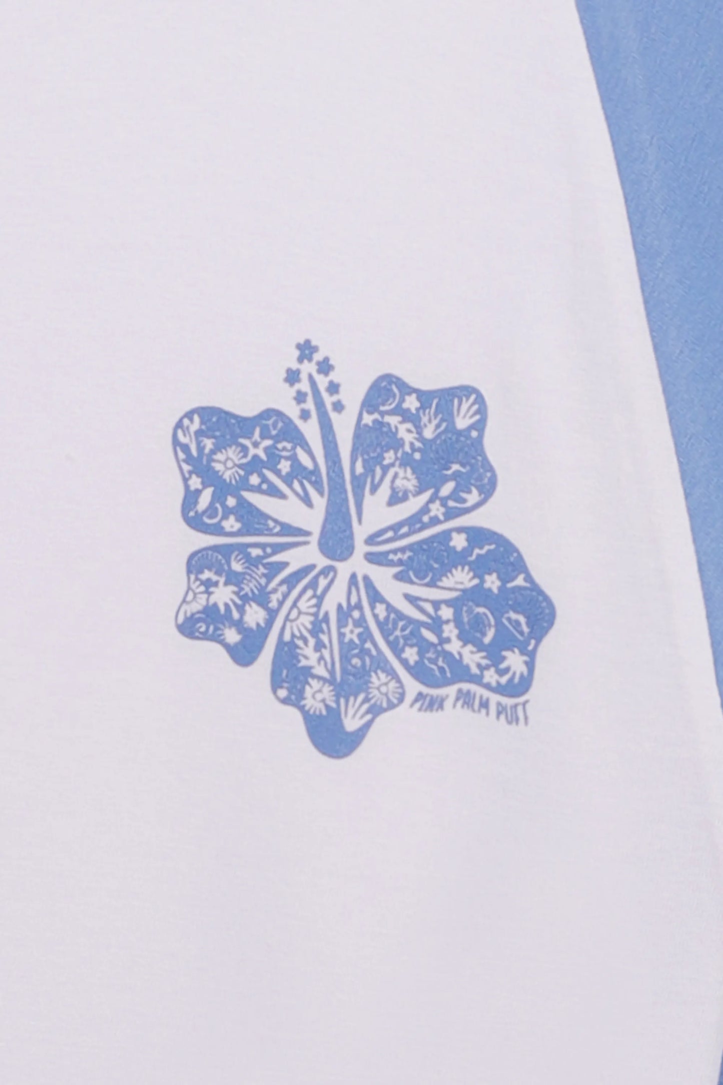 Girls White Raglan Crop Tee