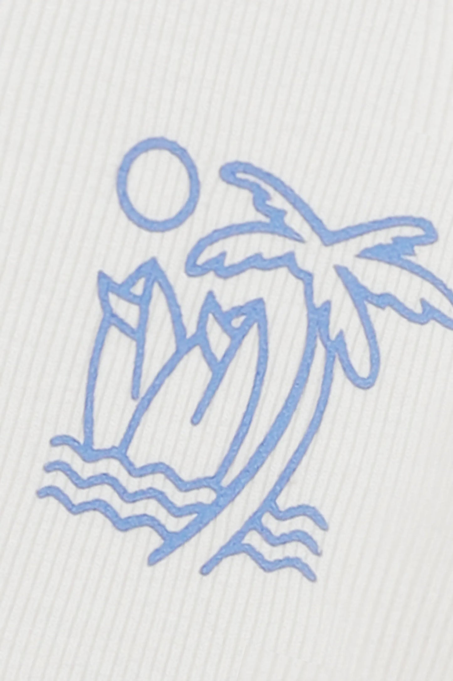 Girls White Comfort Ribbed Tee