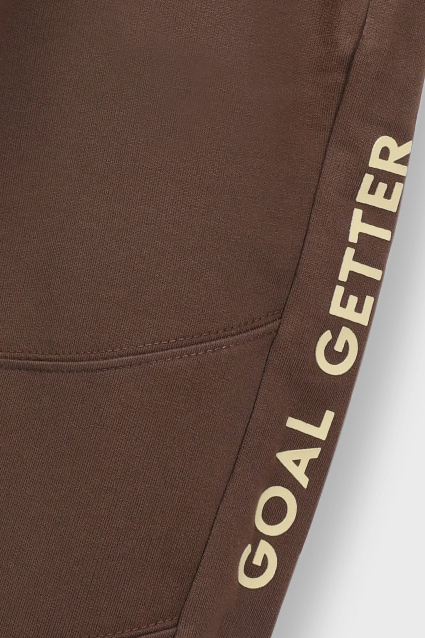 Boys Chic Brown Graphic Trouser