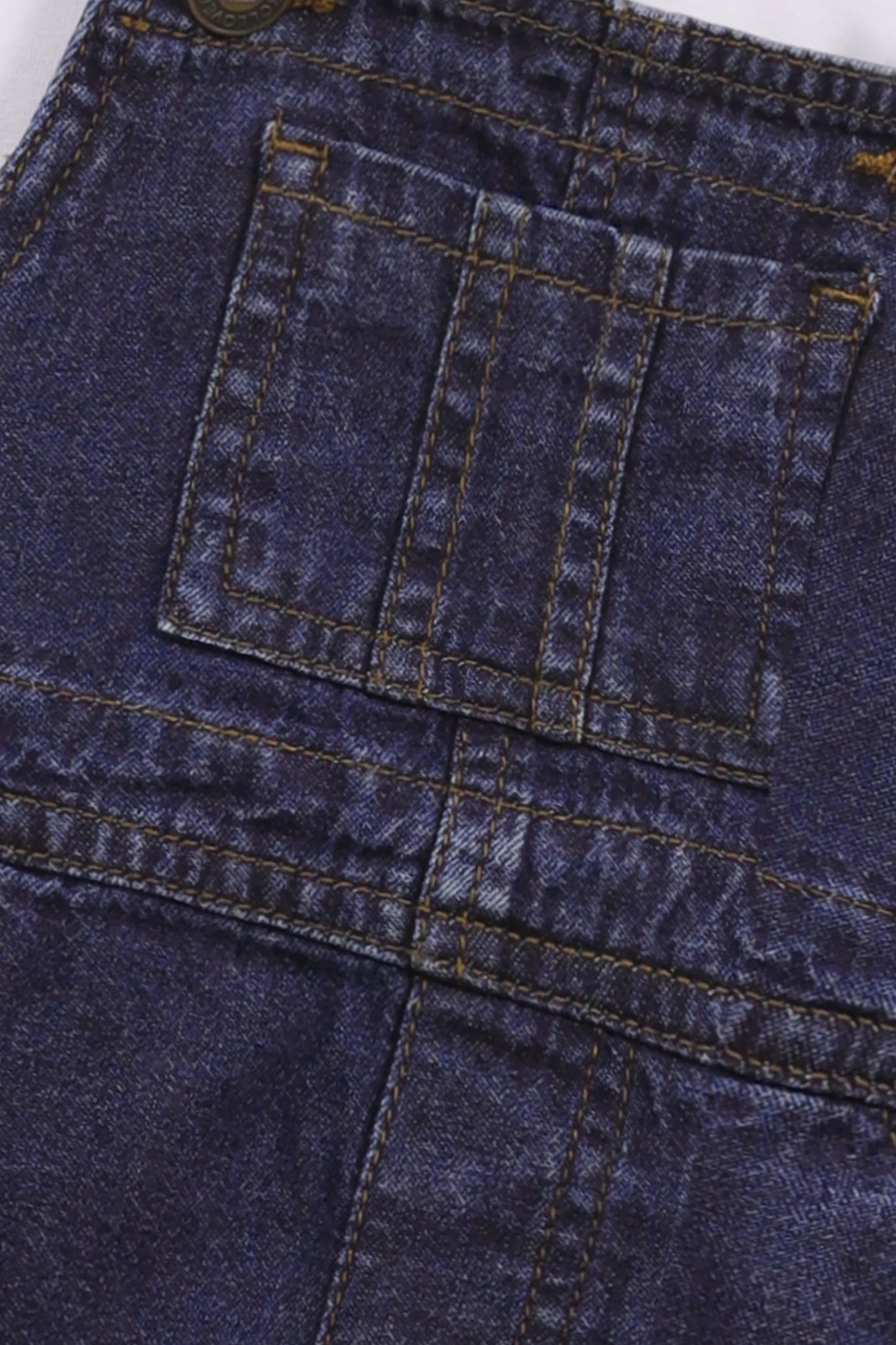 Boys Casual Denim Dungaree Set