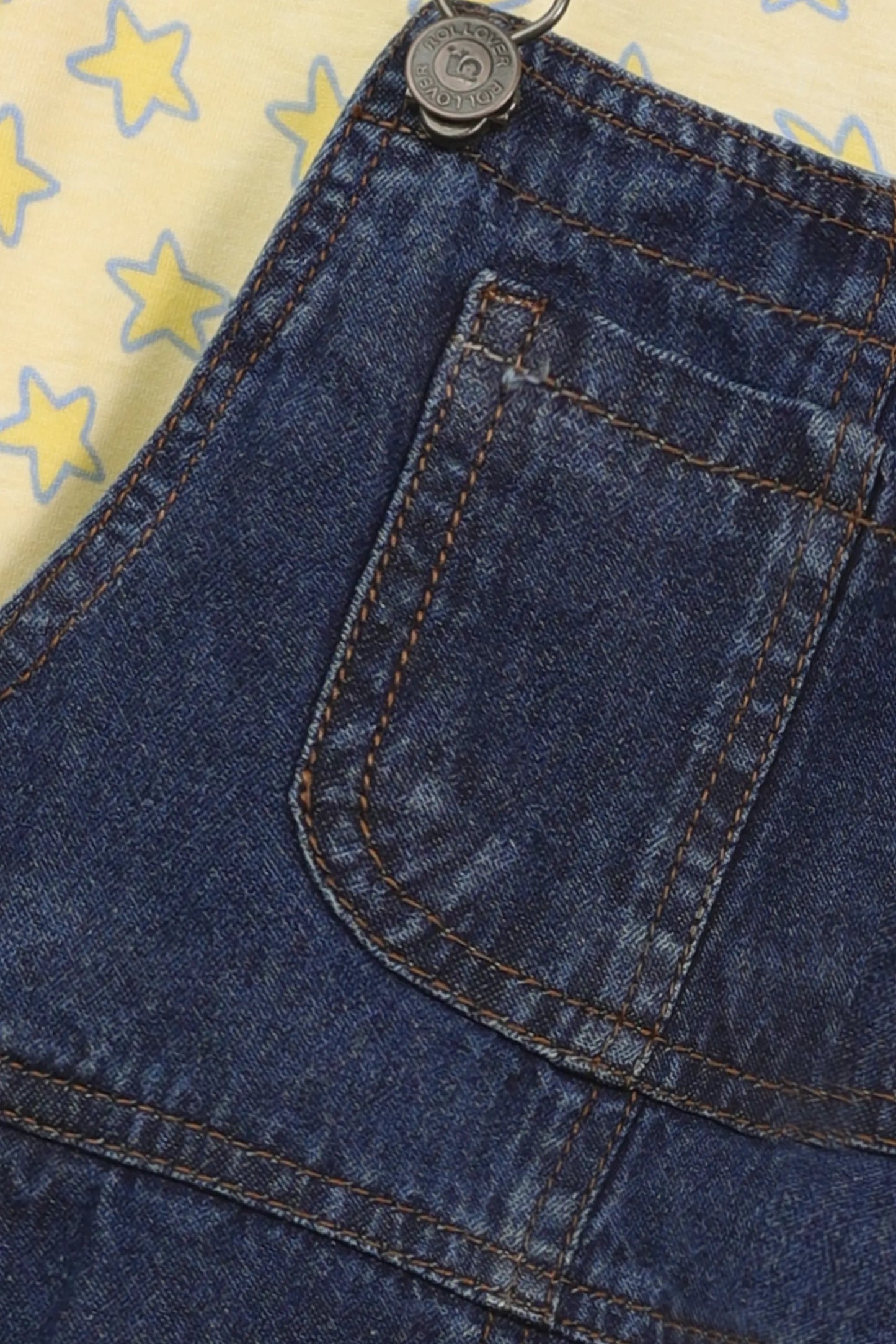 Girls Starry Fun Dungaree Set