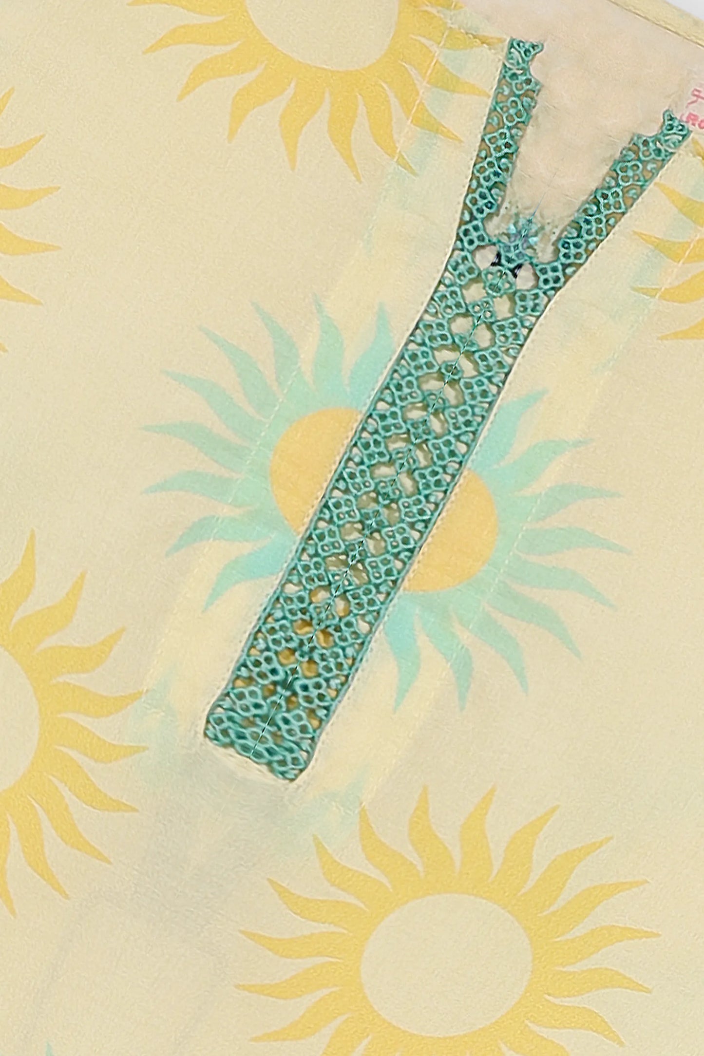 Sunbeam Lace Cotton Kurta Set