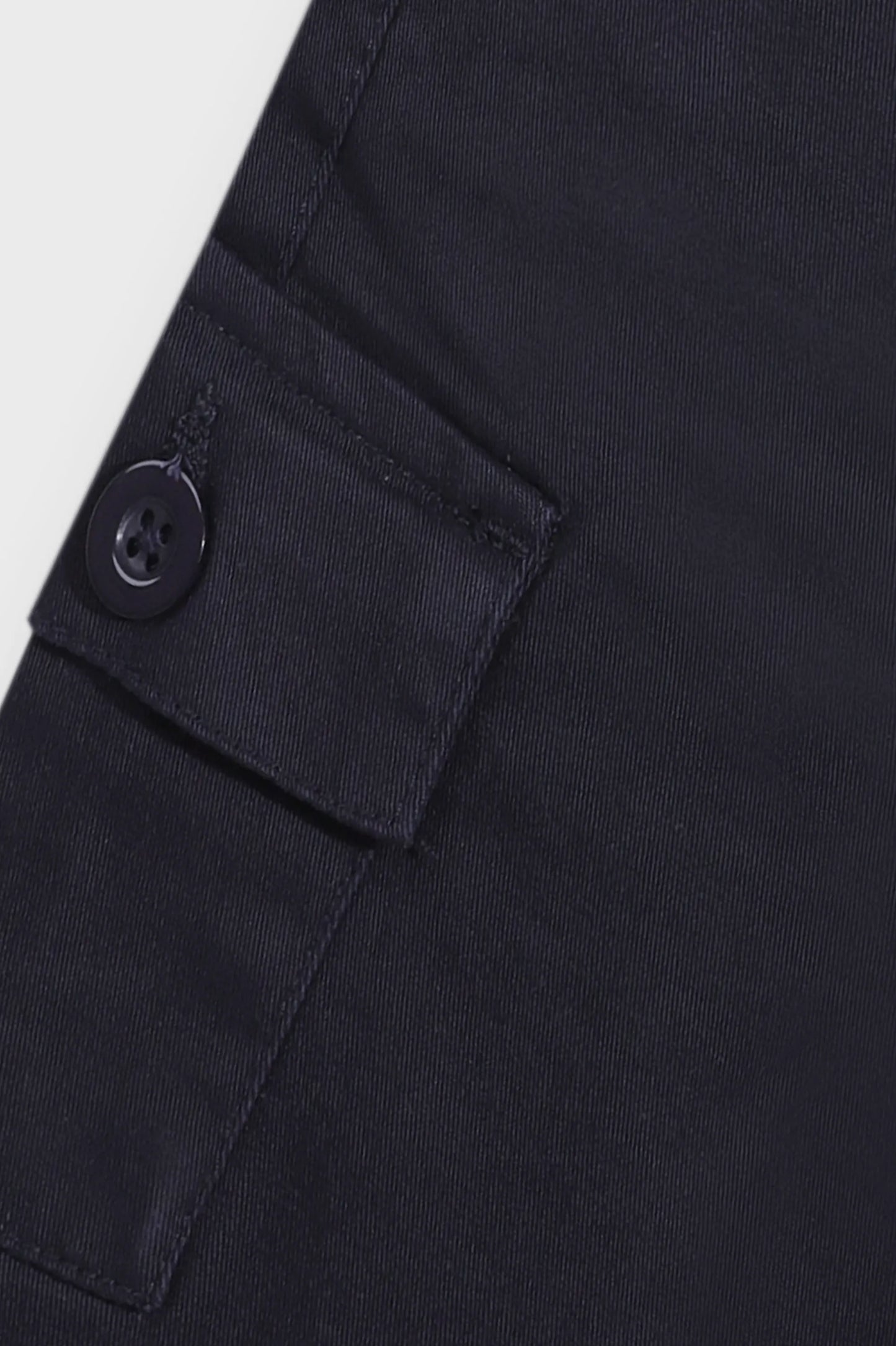 Boys Navy Twill Cargo Shorts