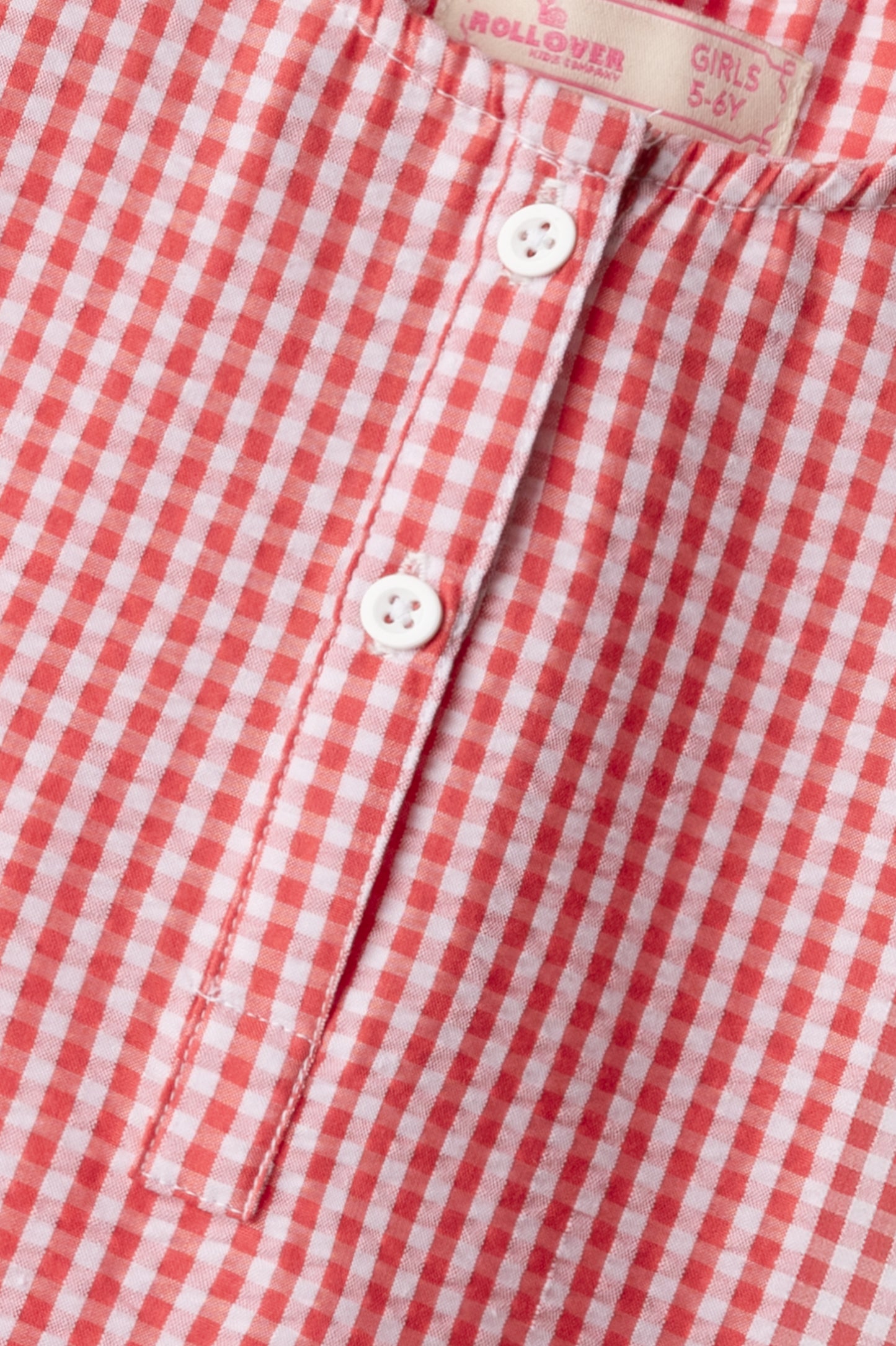 Cherry Check Cotton Co-ord Set