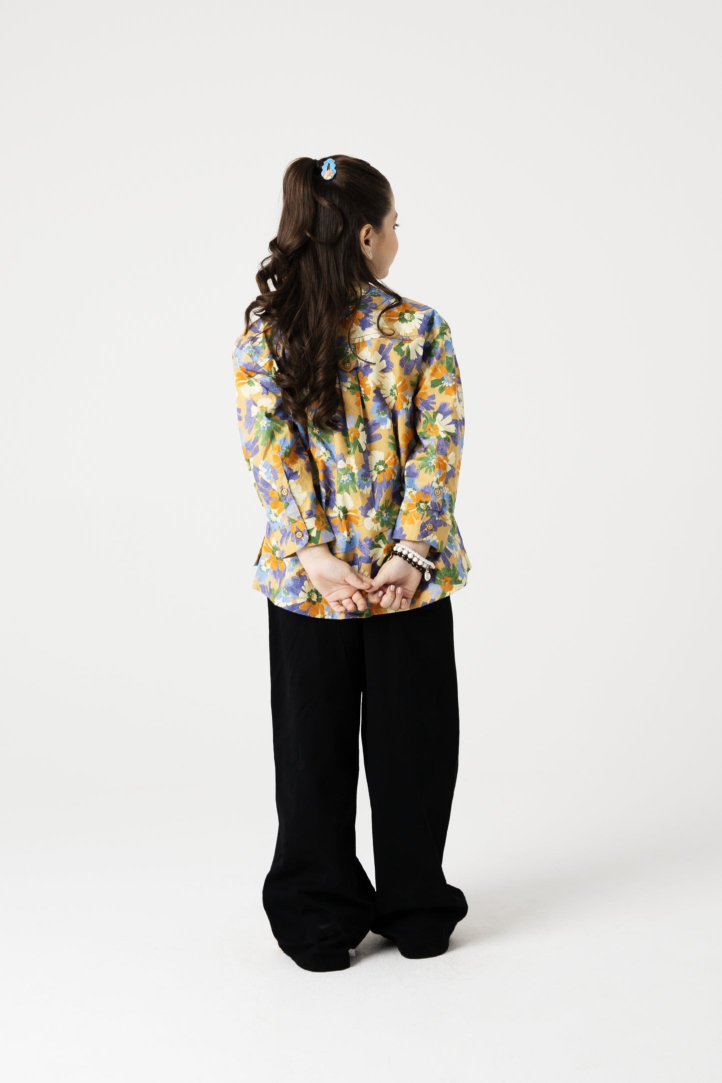 Marigold Mosaic Cotton Top