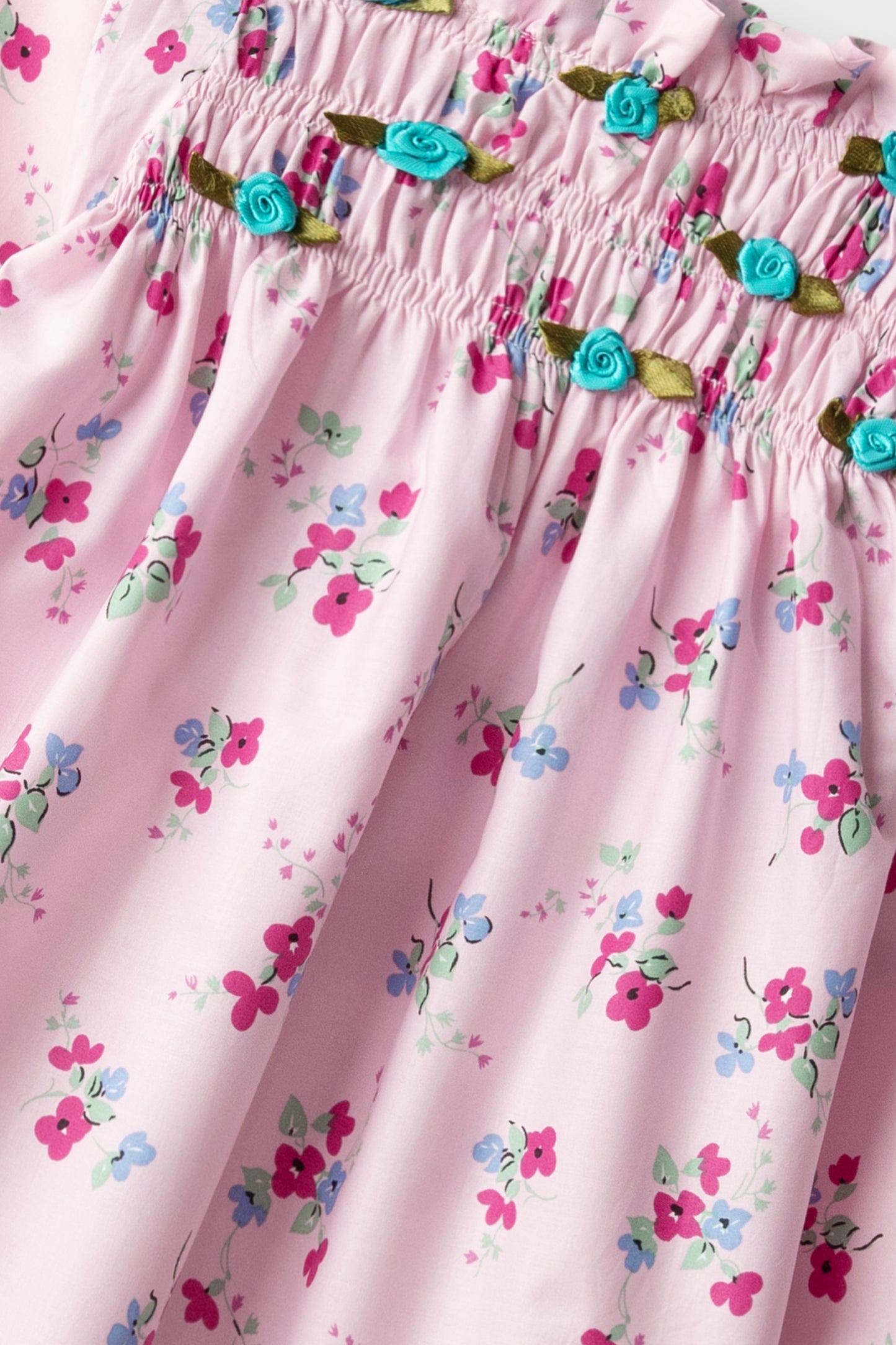 Pink Garden Cotton Top