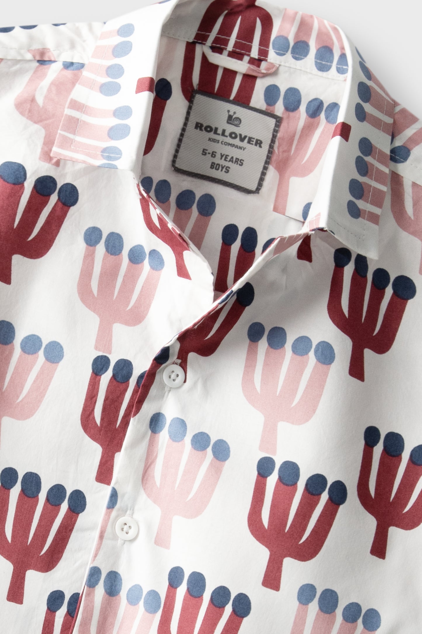 Boys Pattern Printed Casual Shirt