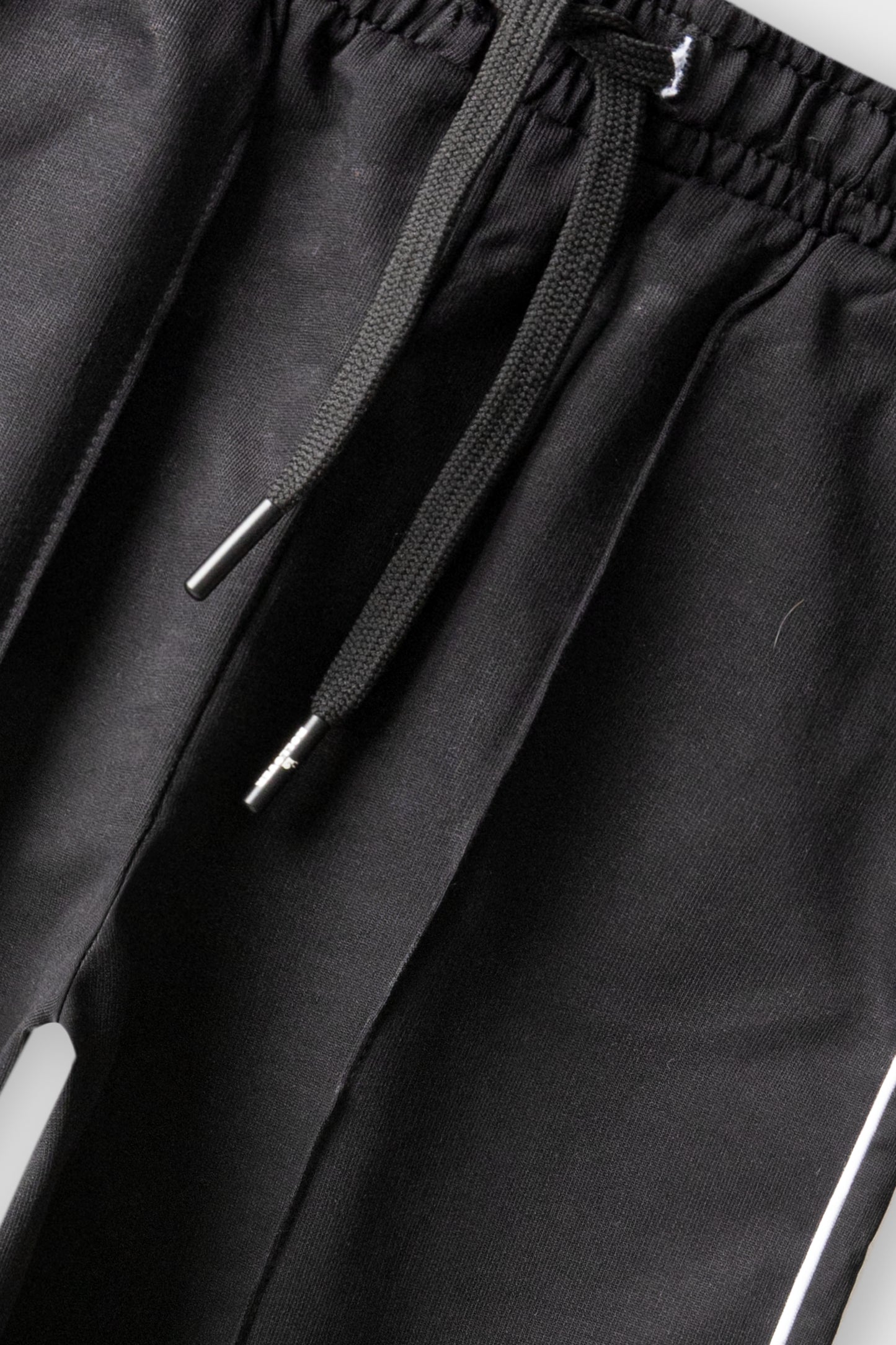 Girls Black Ease Terry Trouser
