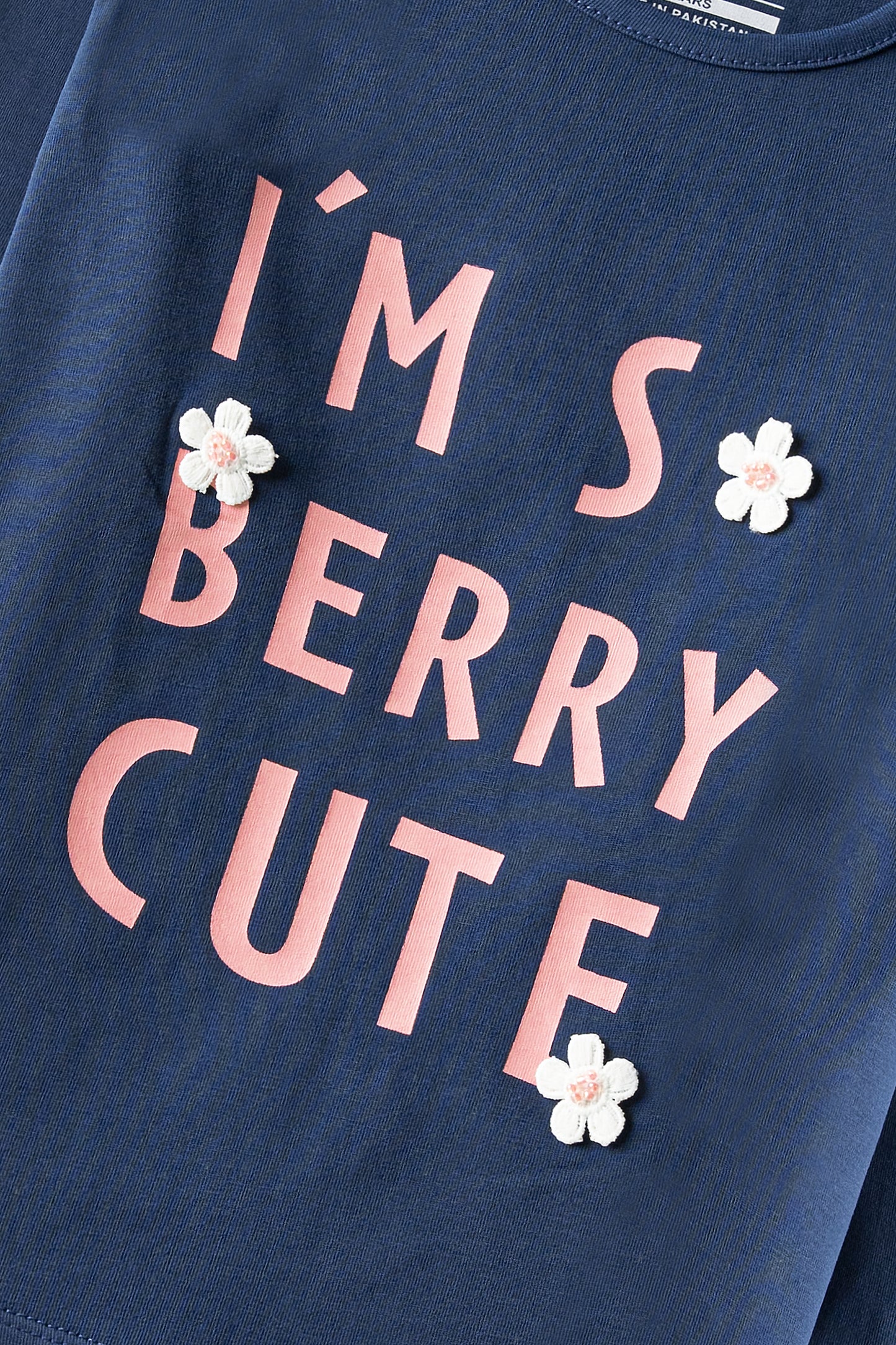 Berry Cute Blue Graphic Tee