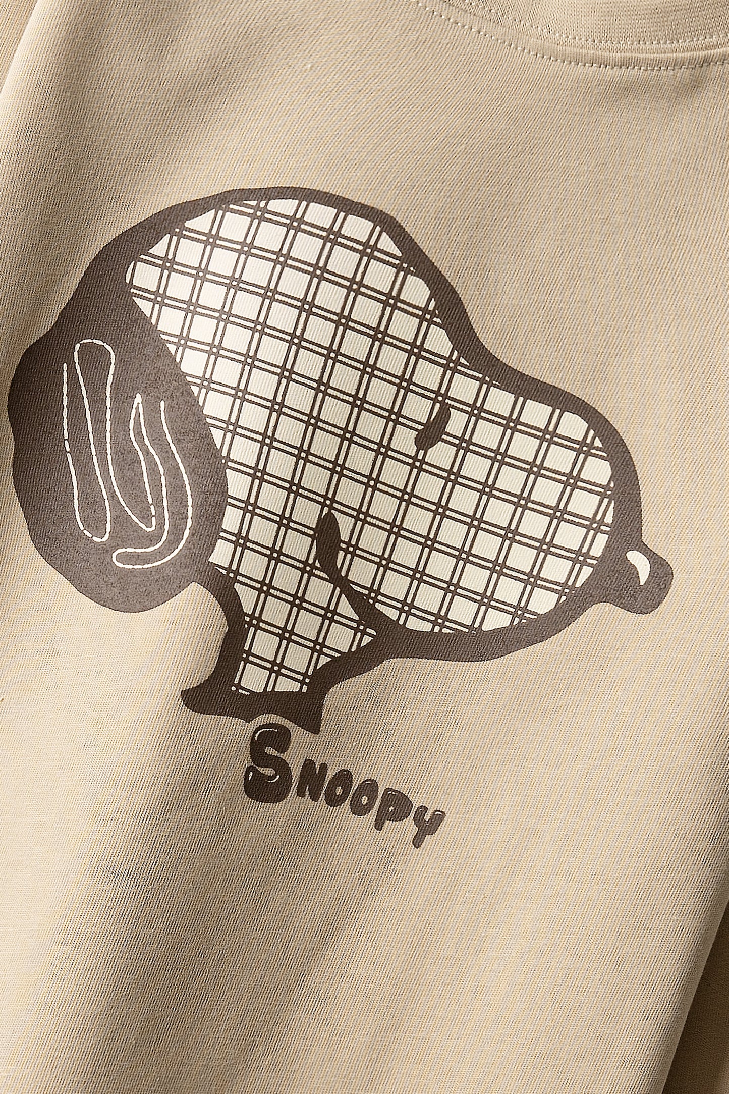 Boys Choco Beige Graphic Tee