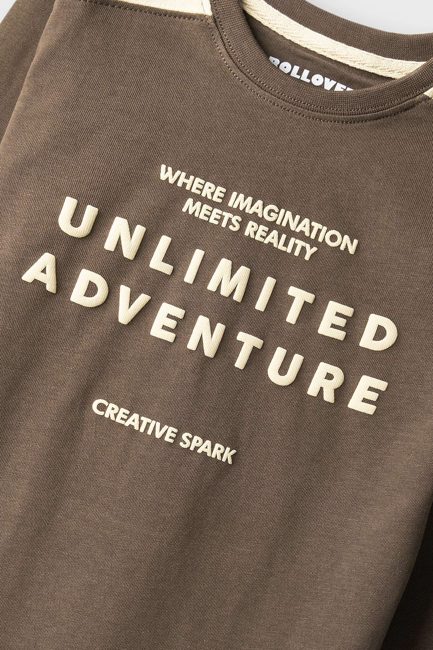 Boys Unlimited Adventure Chocolate Jersey Tee