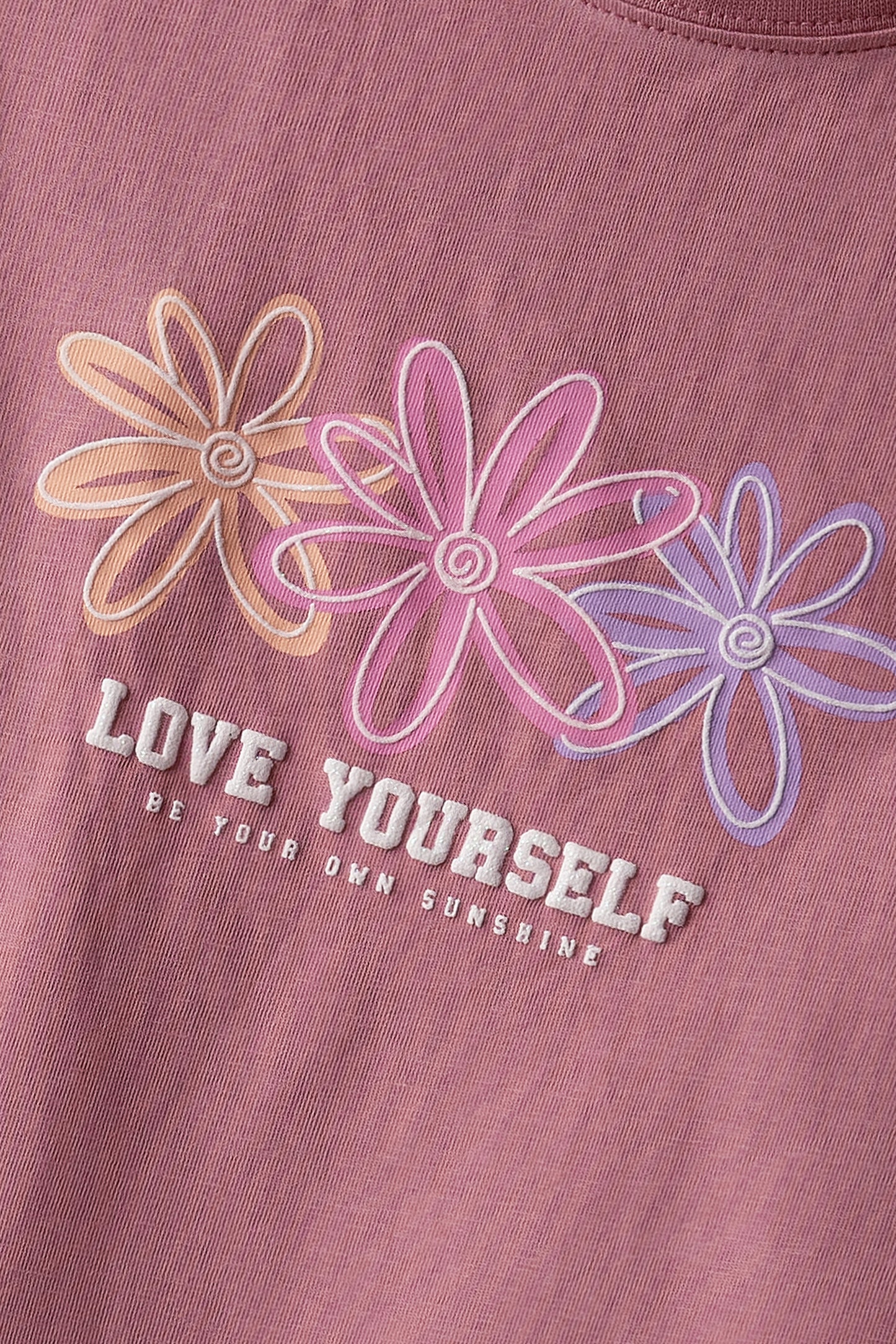 Tea Pink Love Yourself Tee