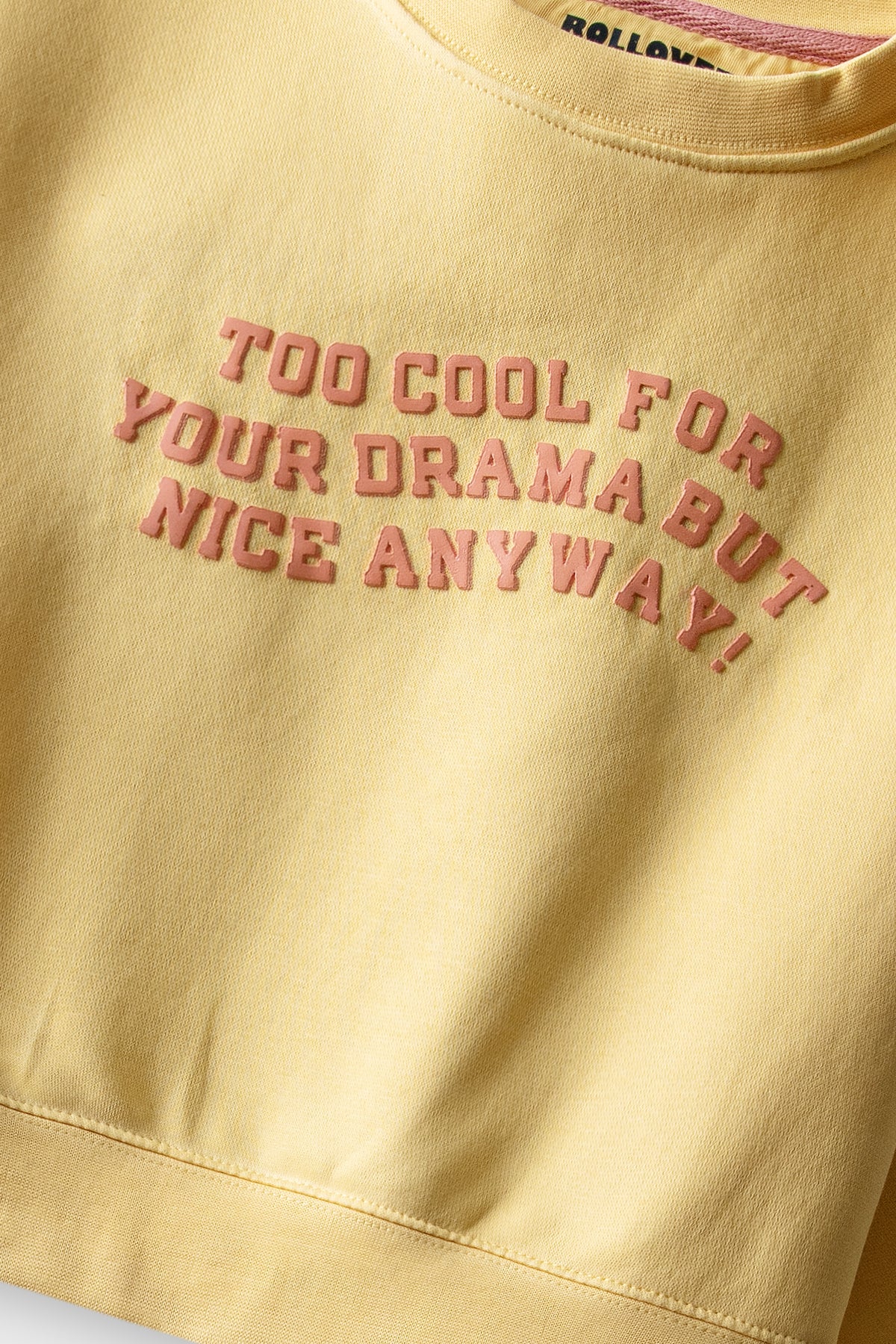 Girls Butter Glow Cropped Fleece Sweatshirt