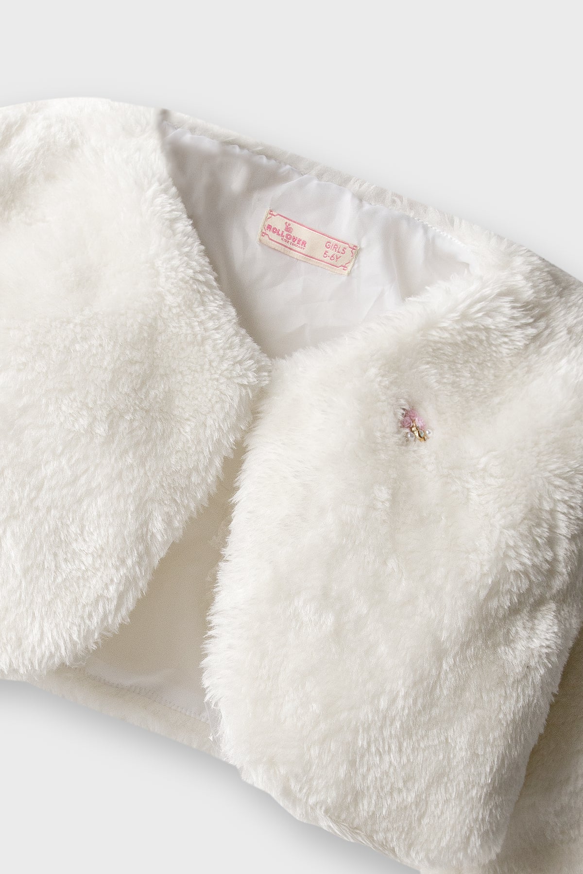 Girls Snow Pearl Cropped Shrug