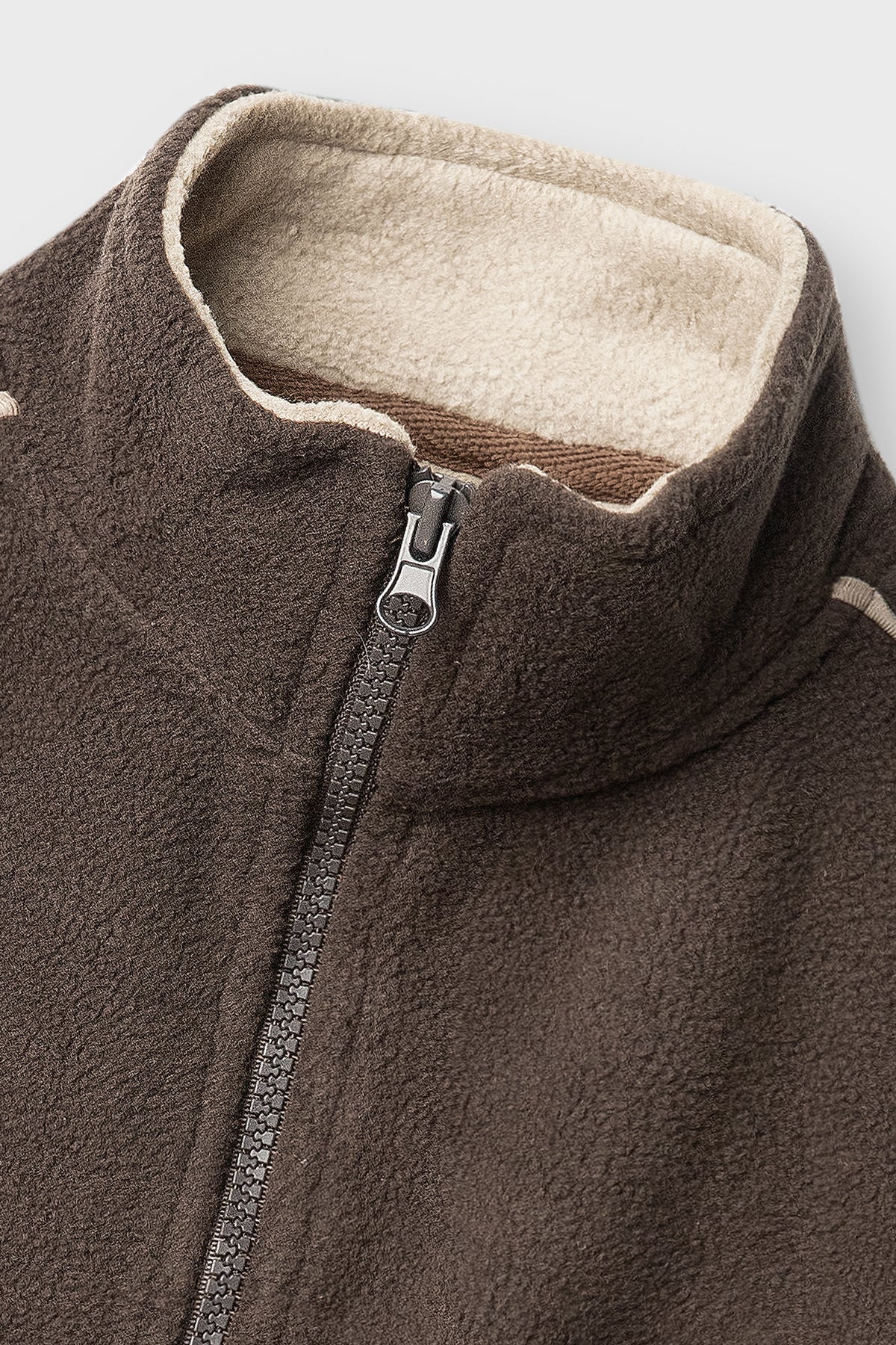 Boys Signature Brown Polar Fleece Jacket