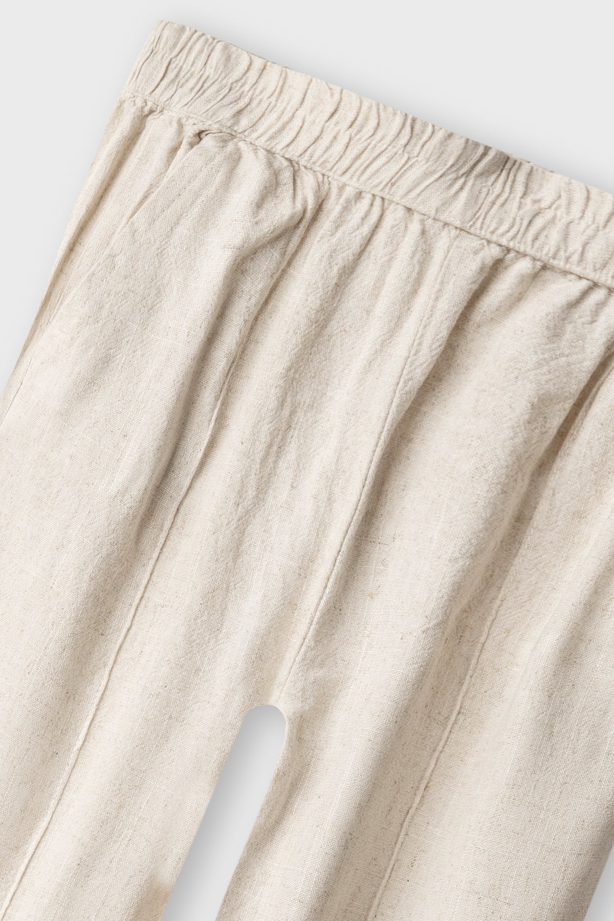 Natural Grace Beige Cotton Culottes