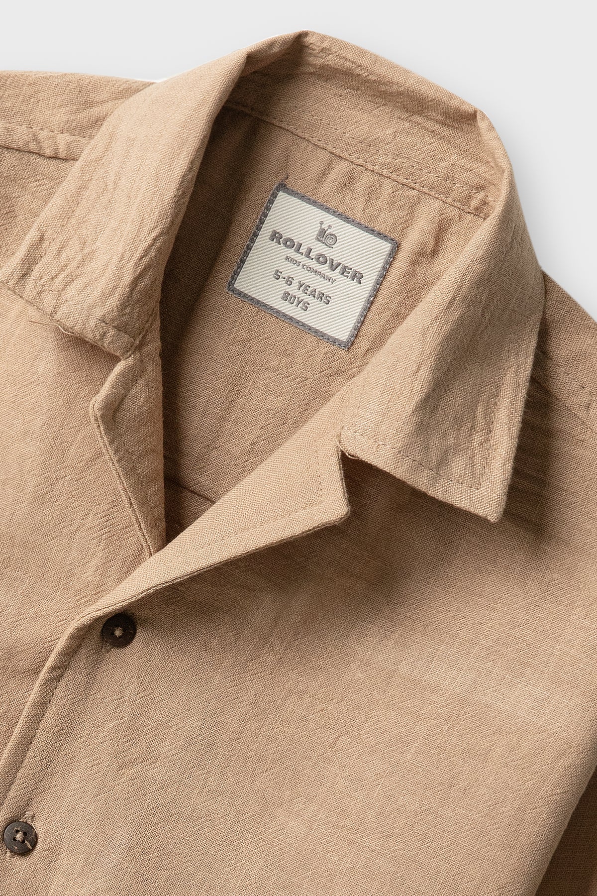 Boys Timeless Brown Dobby Shirt