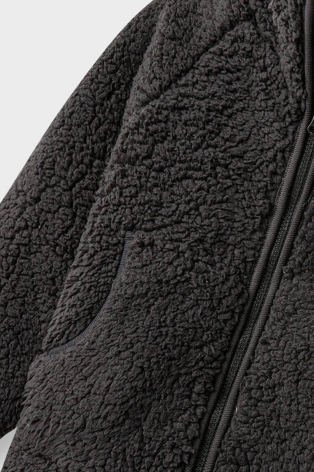Black Alpine Sherpa Unisex Jacket