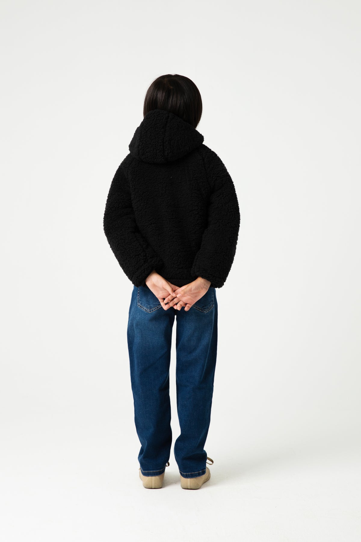 Black Alpine Sherpa Unisex Jacket