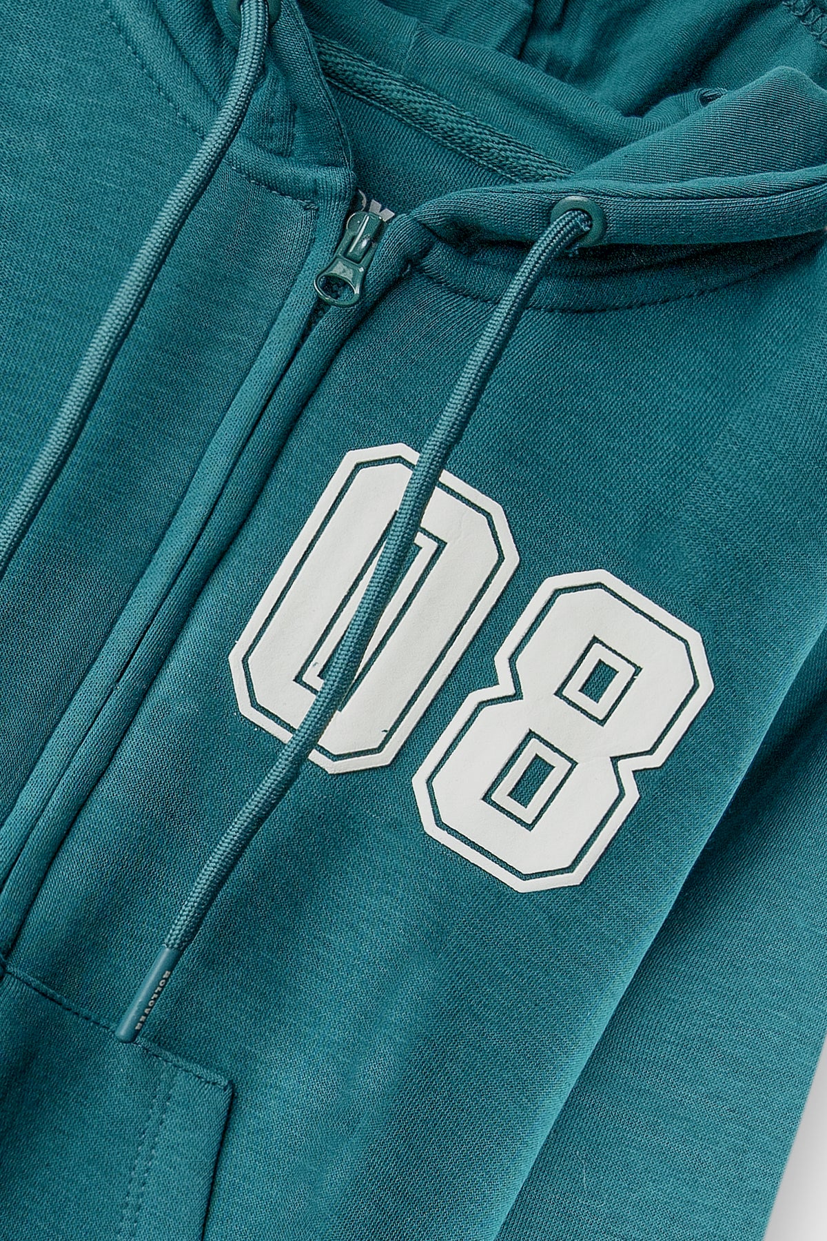 Boys Teal Varsity Fleece Hoodie