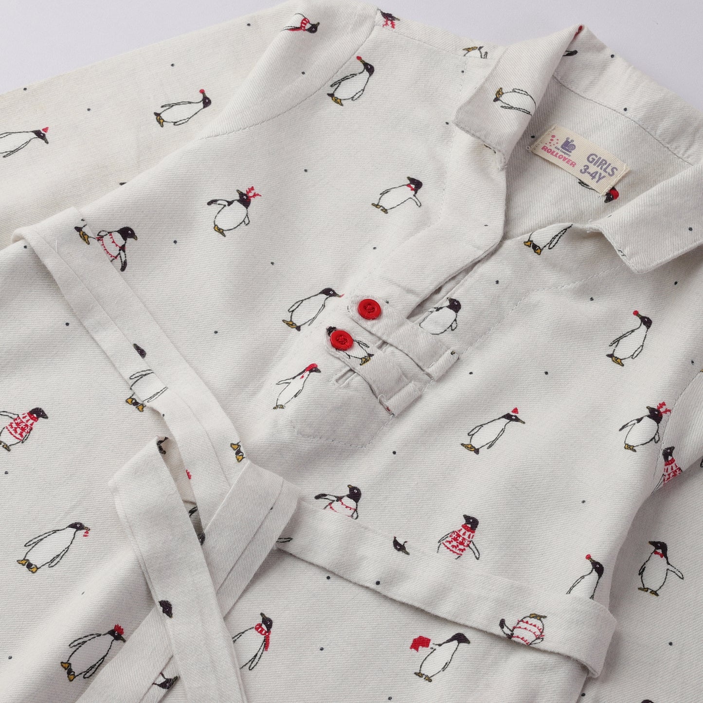Penguins Girls Woven Top-1