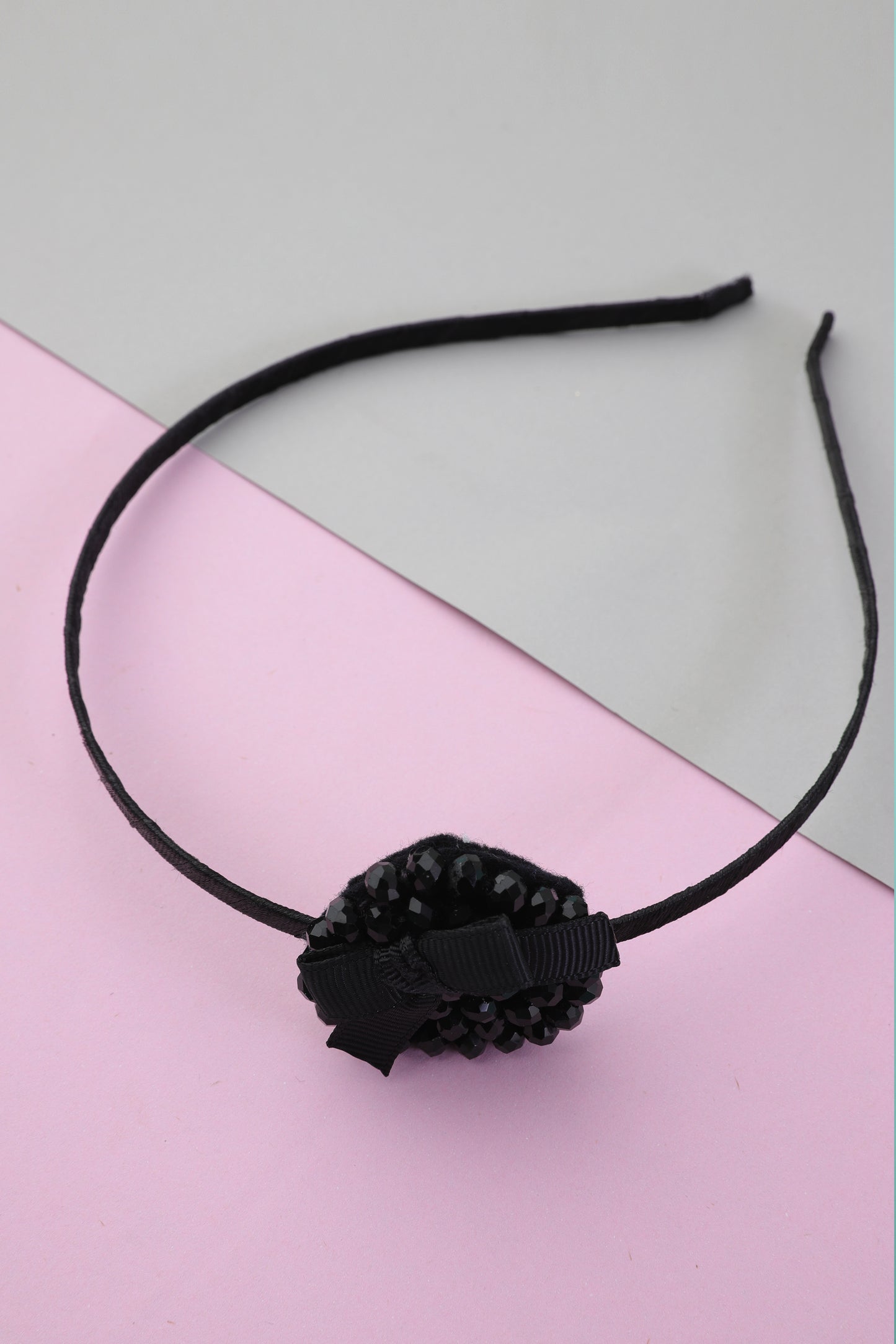 Black Rhinestones Headband