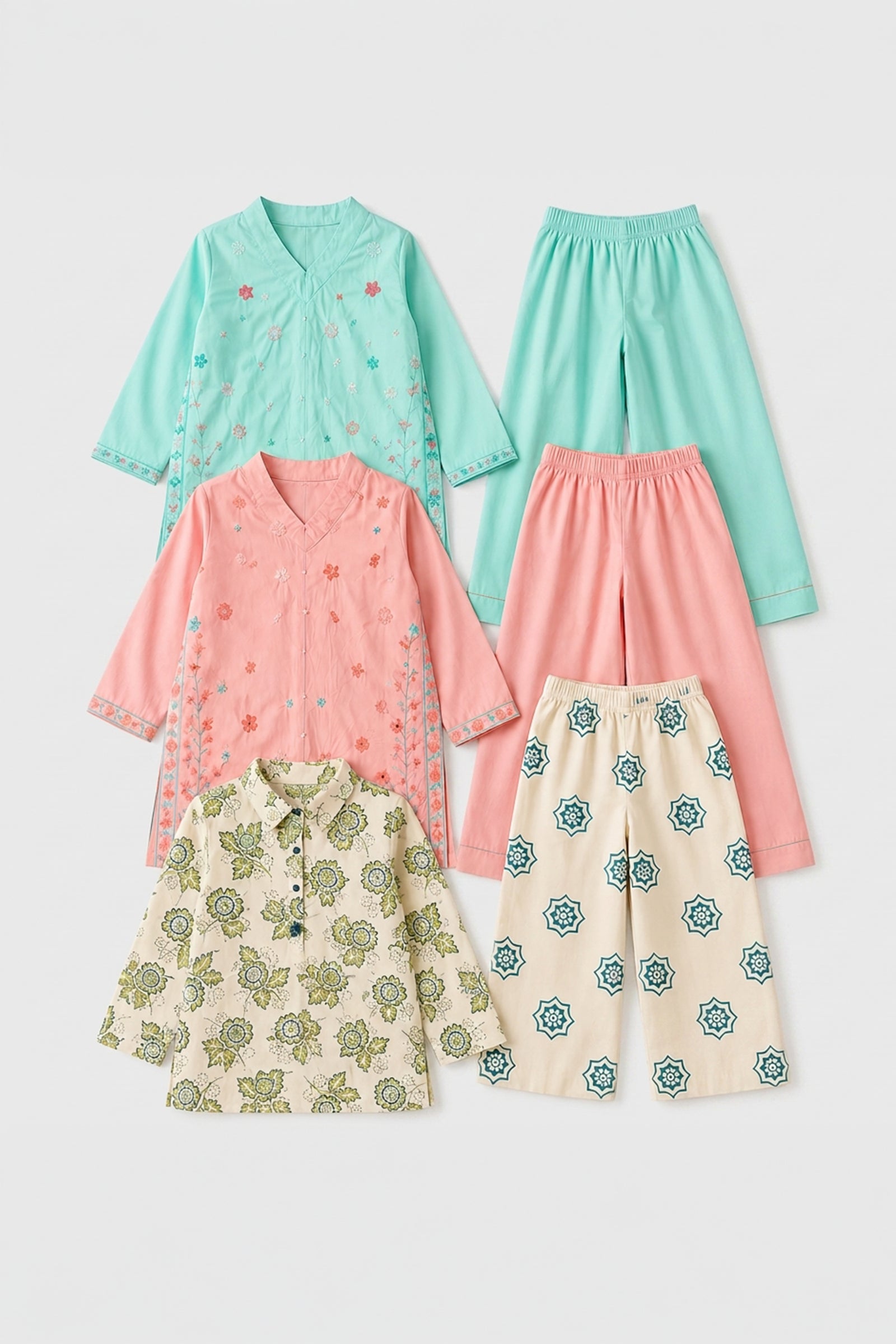 Girls Casual Ethnic Wear Bundle