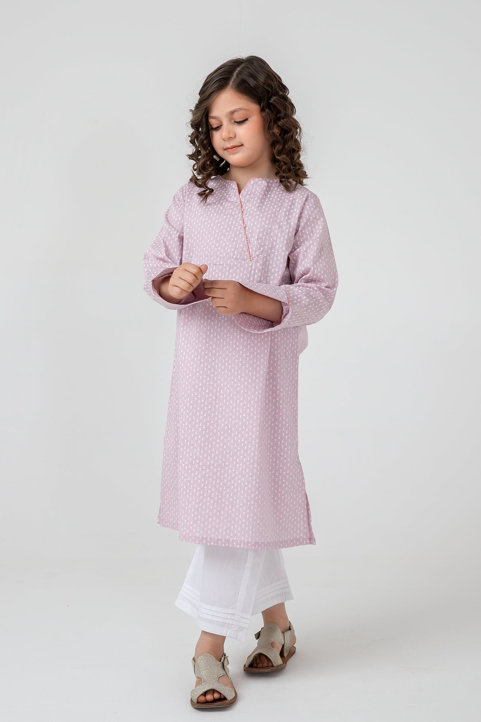 Rosy Whisper Cotton Kurta Set