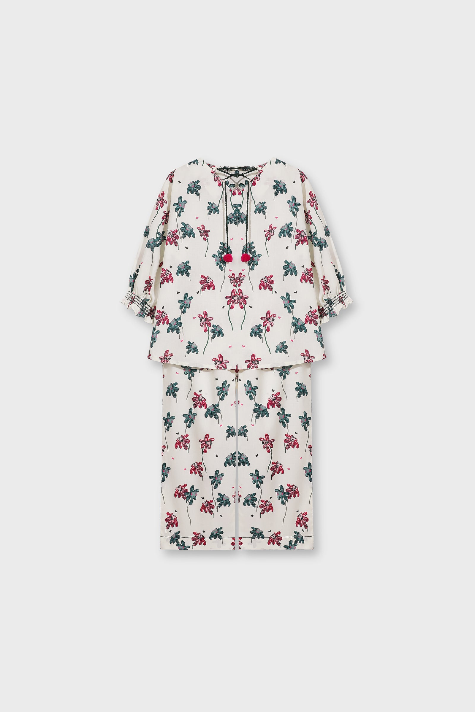 Meadow Pom Pom Cotton Co-ord Set