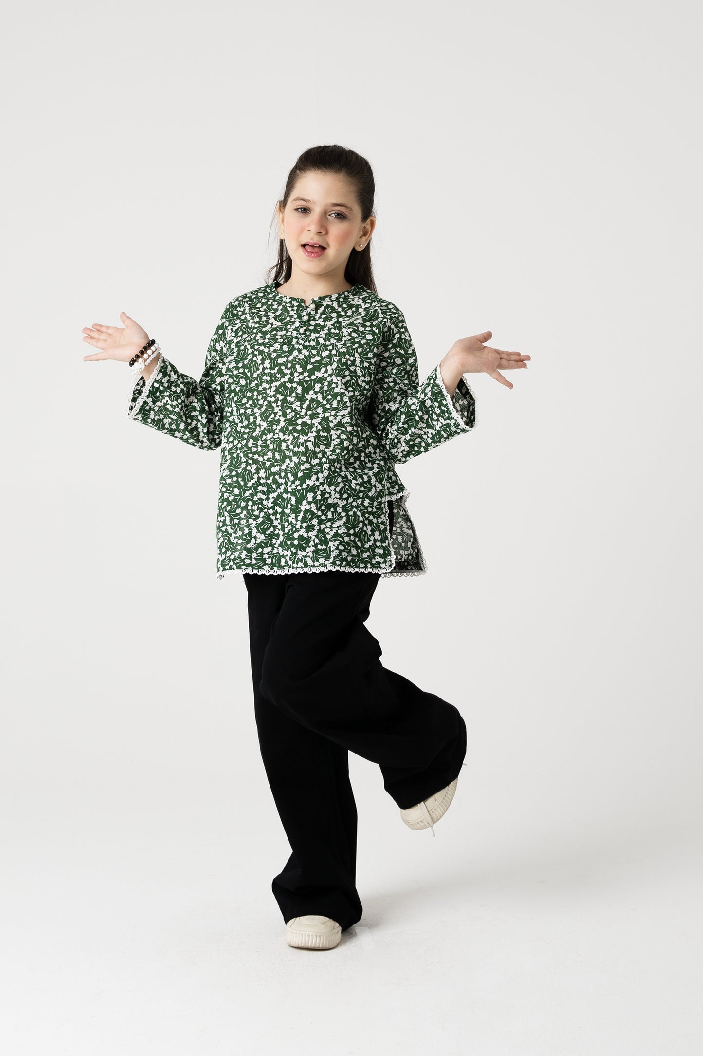 Emerald Lace Whisper Top