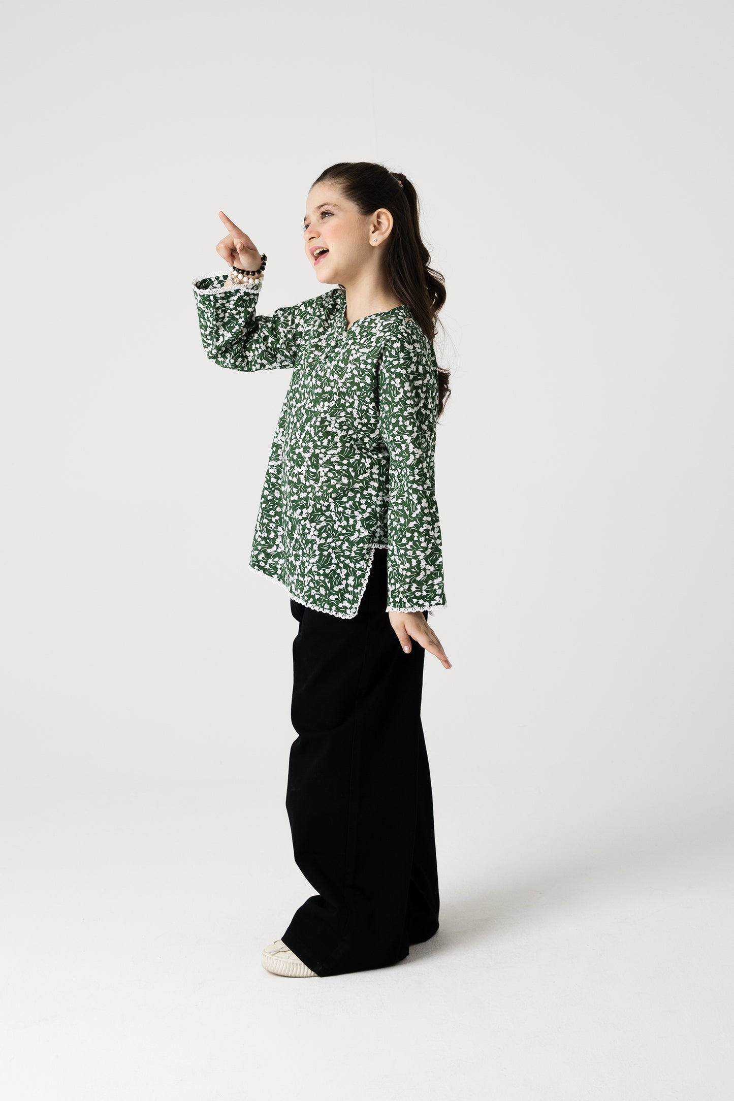 Emerald Lace Whisper Top