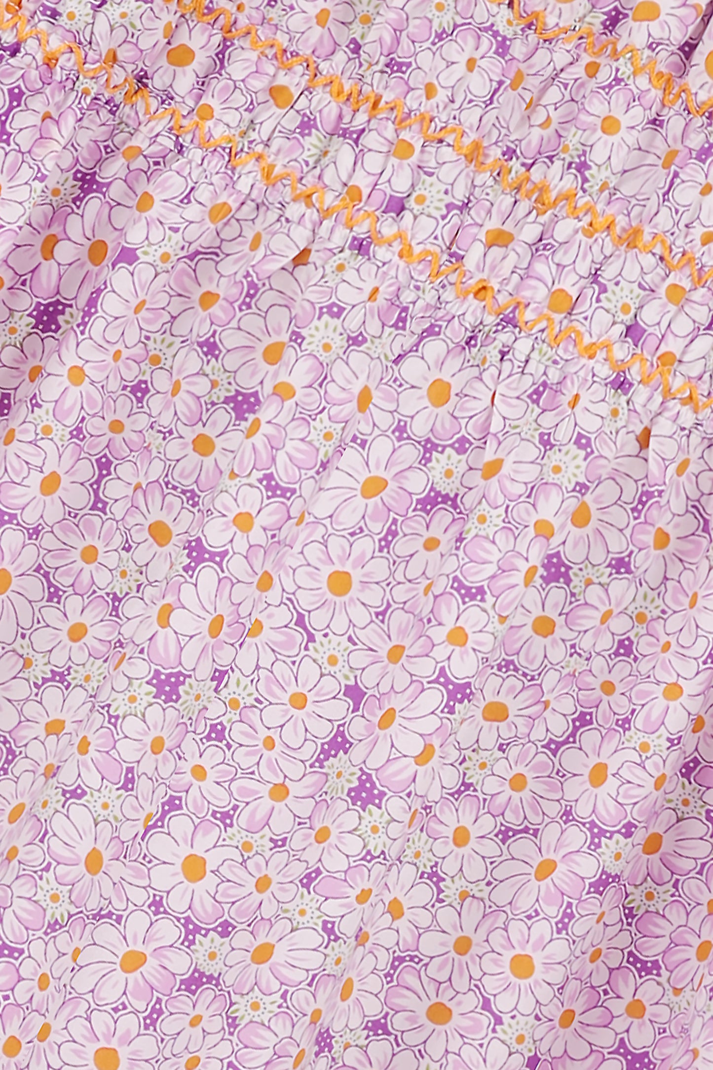Violet Garden Cotton Smocked Dress