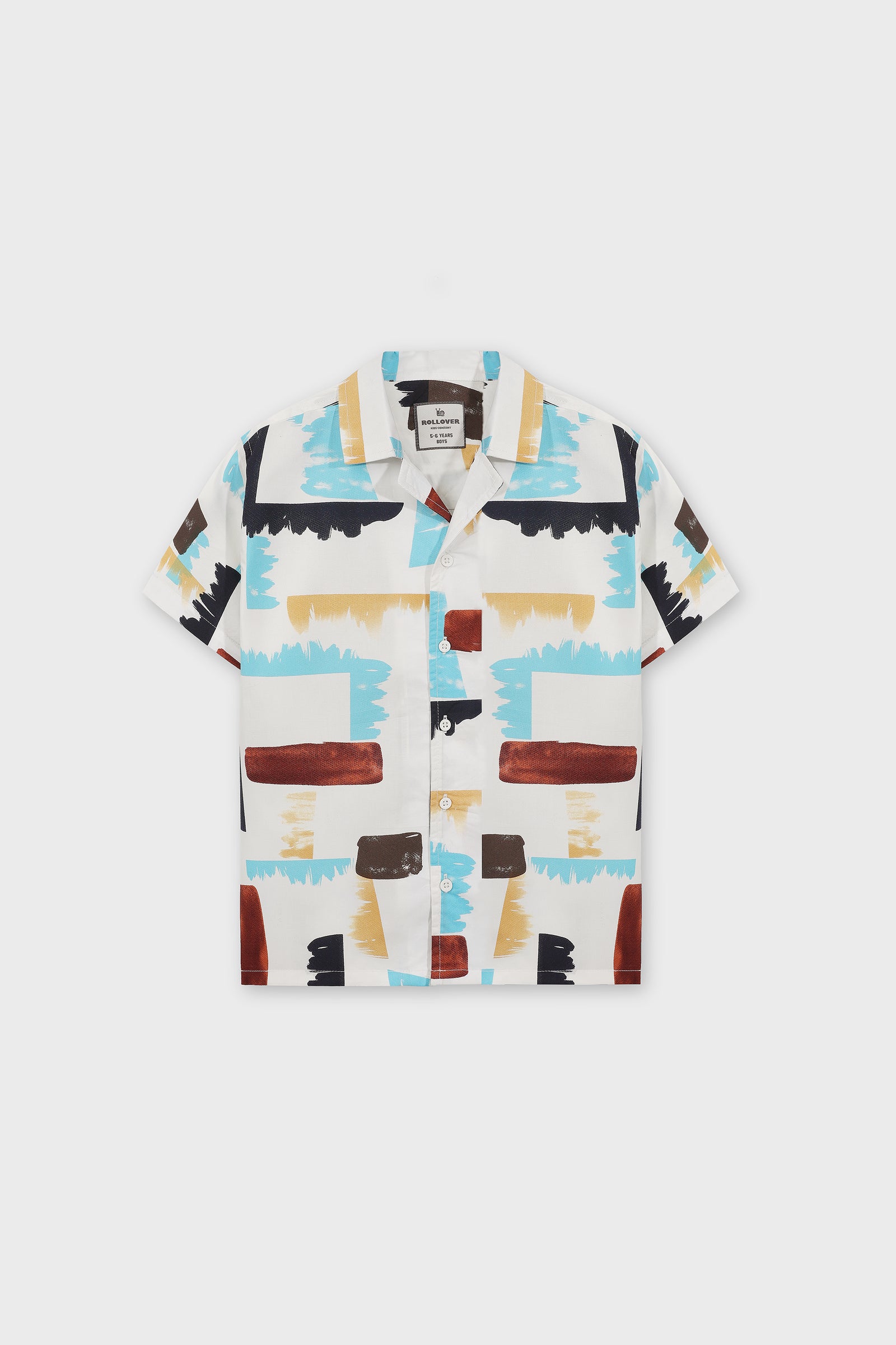 Boys Vivid Vibes Cuban Shirt