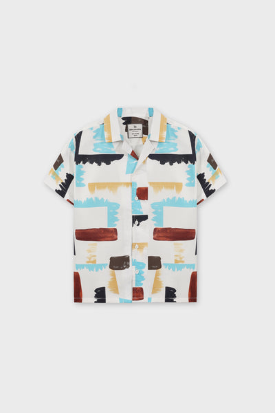 Boys Vivid Vibes Cuban Shirt