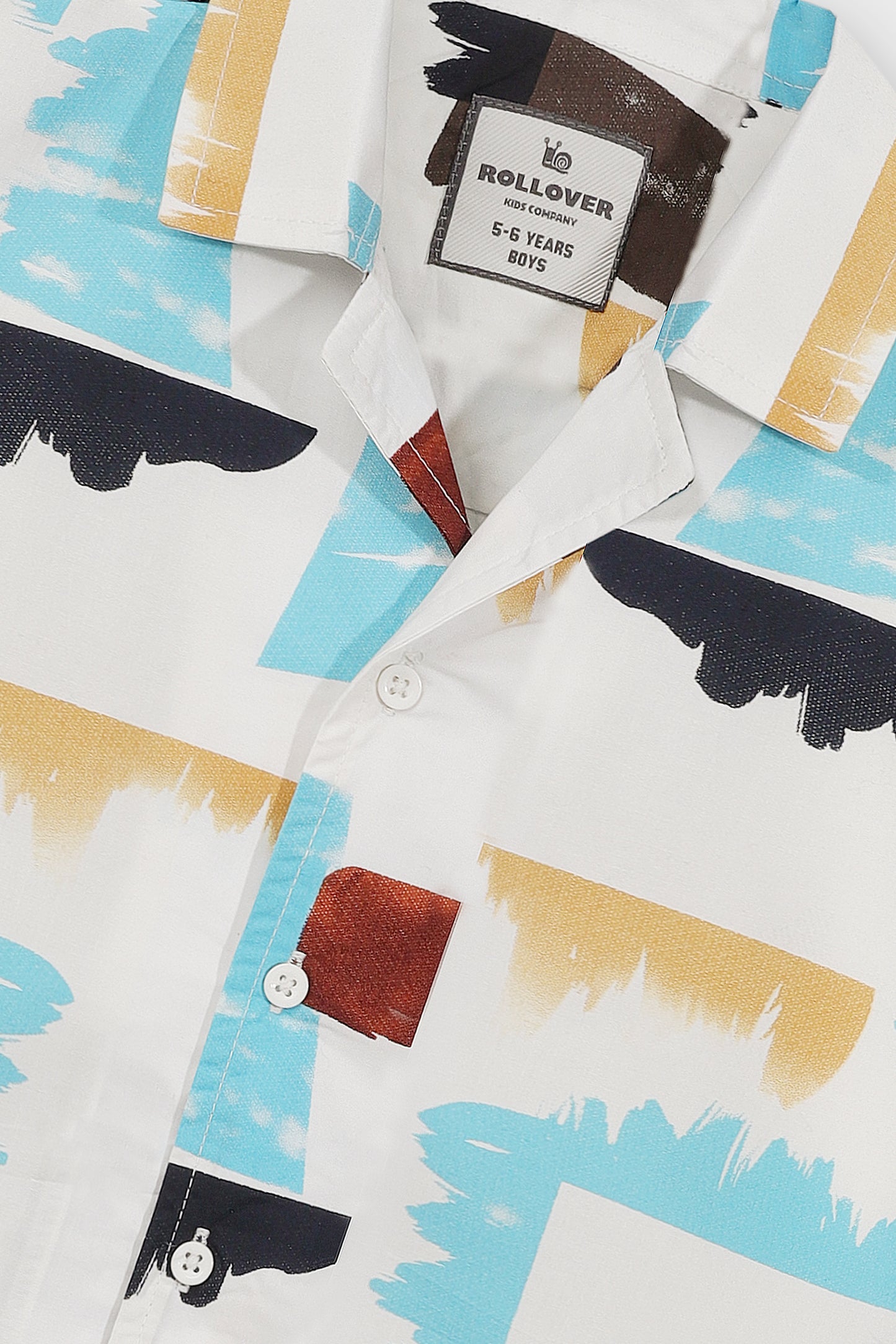 Boys Vivid Vibes Cuban Shirt