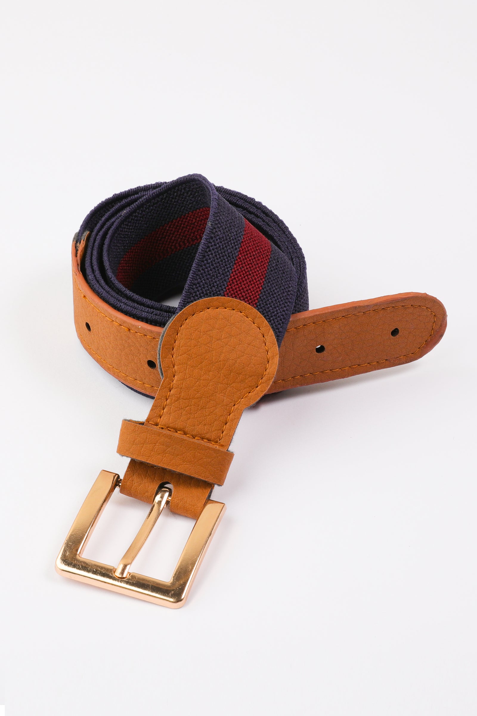 Boys Stretch Navy Blue Belt