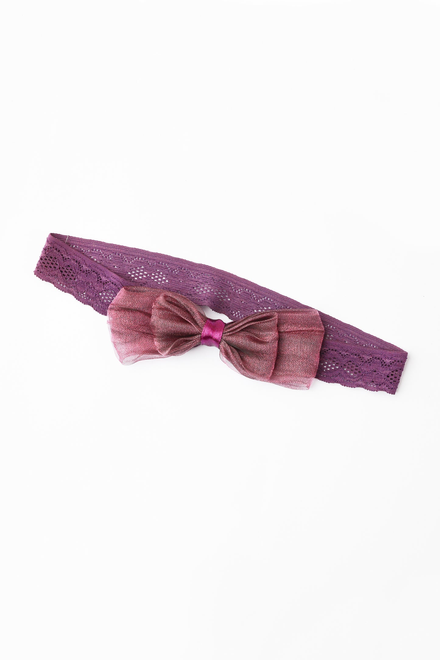 Purple Lace Headband