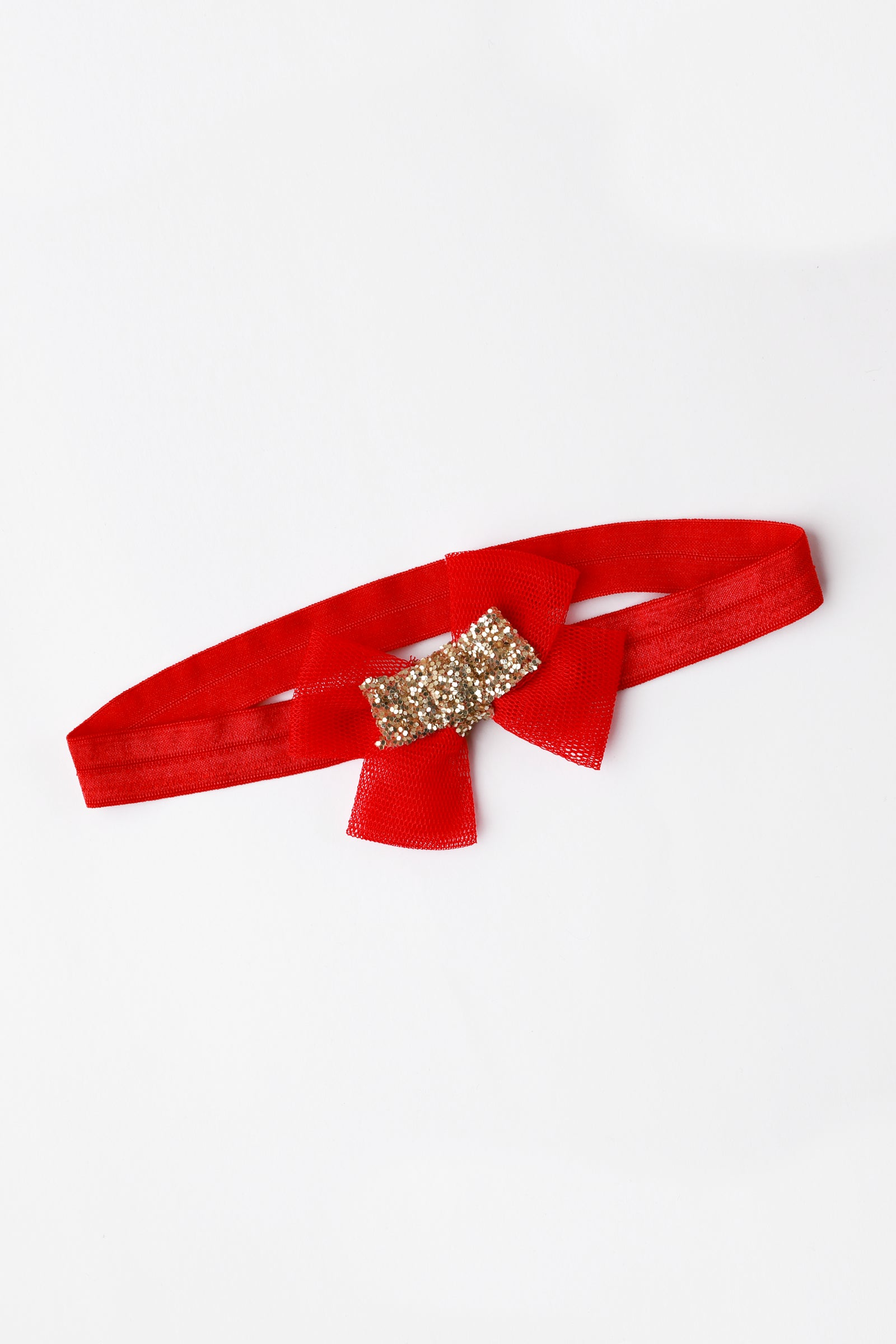 Red Fancy Bow Headband