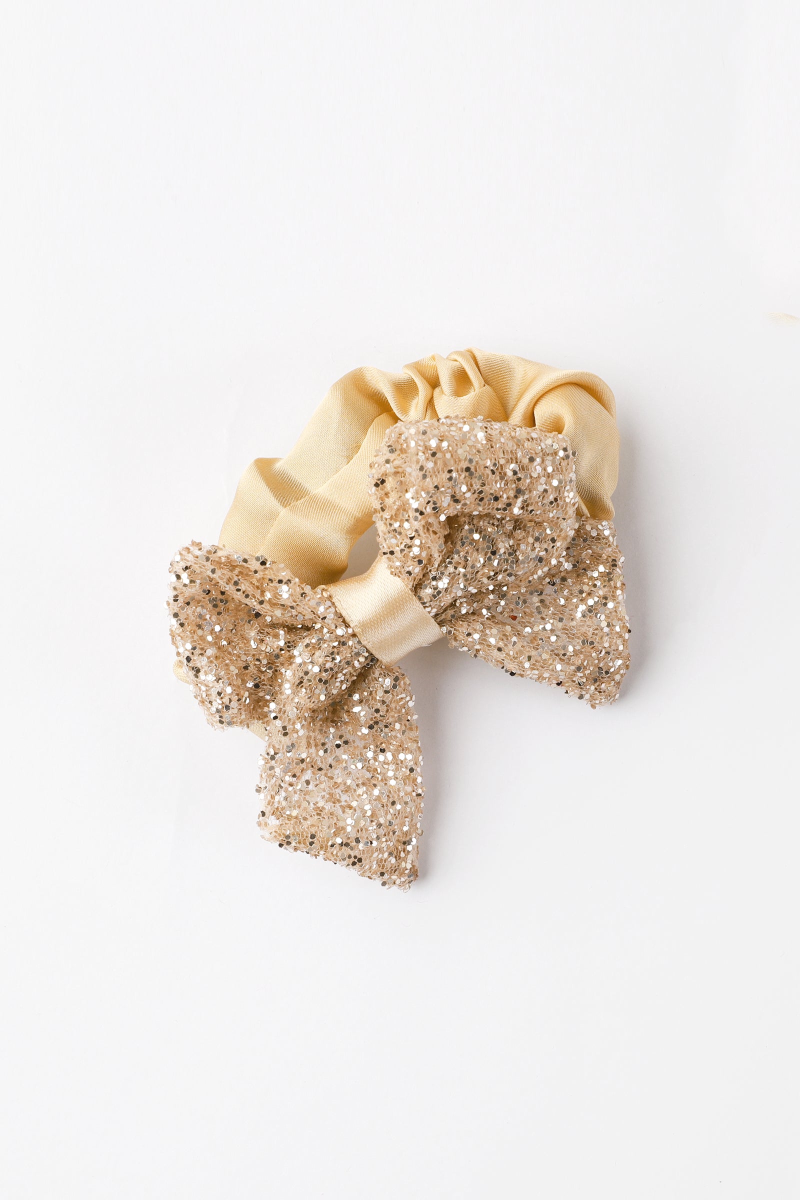 Fancy Gold Scrunchie