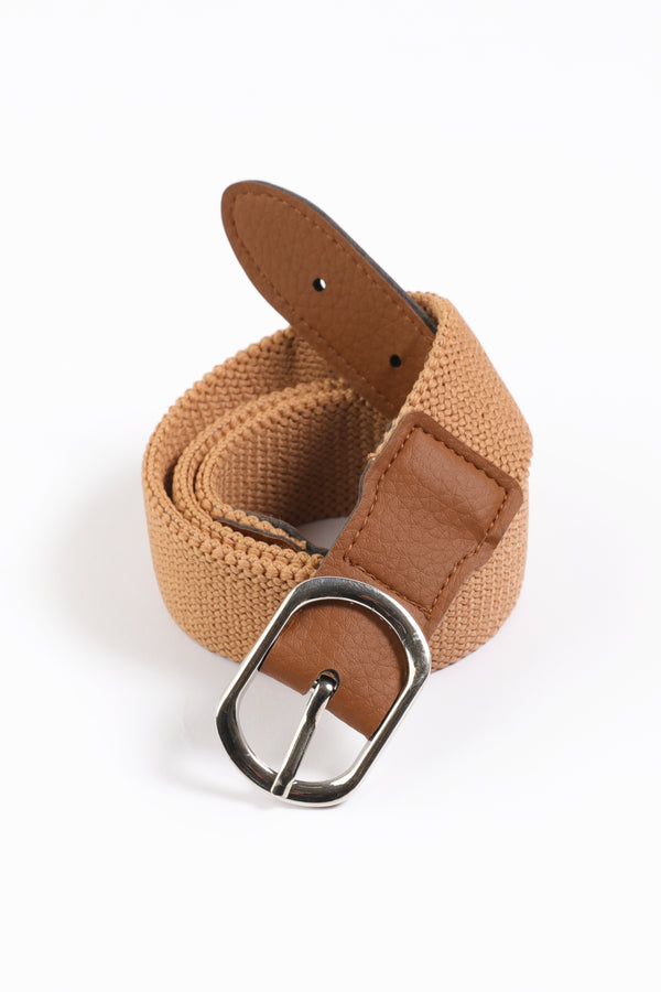 Boys Stretch Brown Belt