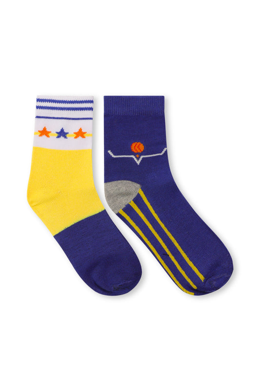 Multicoloured Socks (2 Pairs)