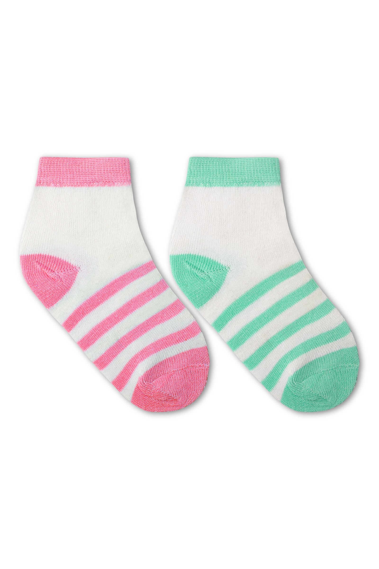 Girls Multicoloured Socks (2 Pairs)