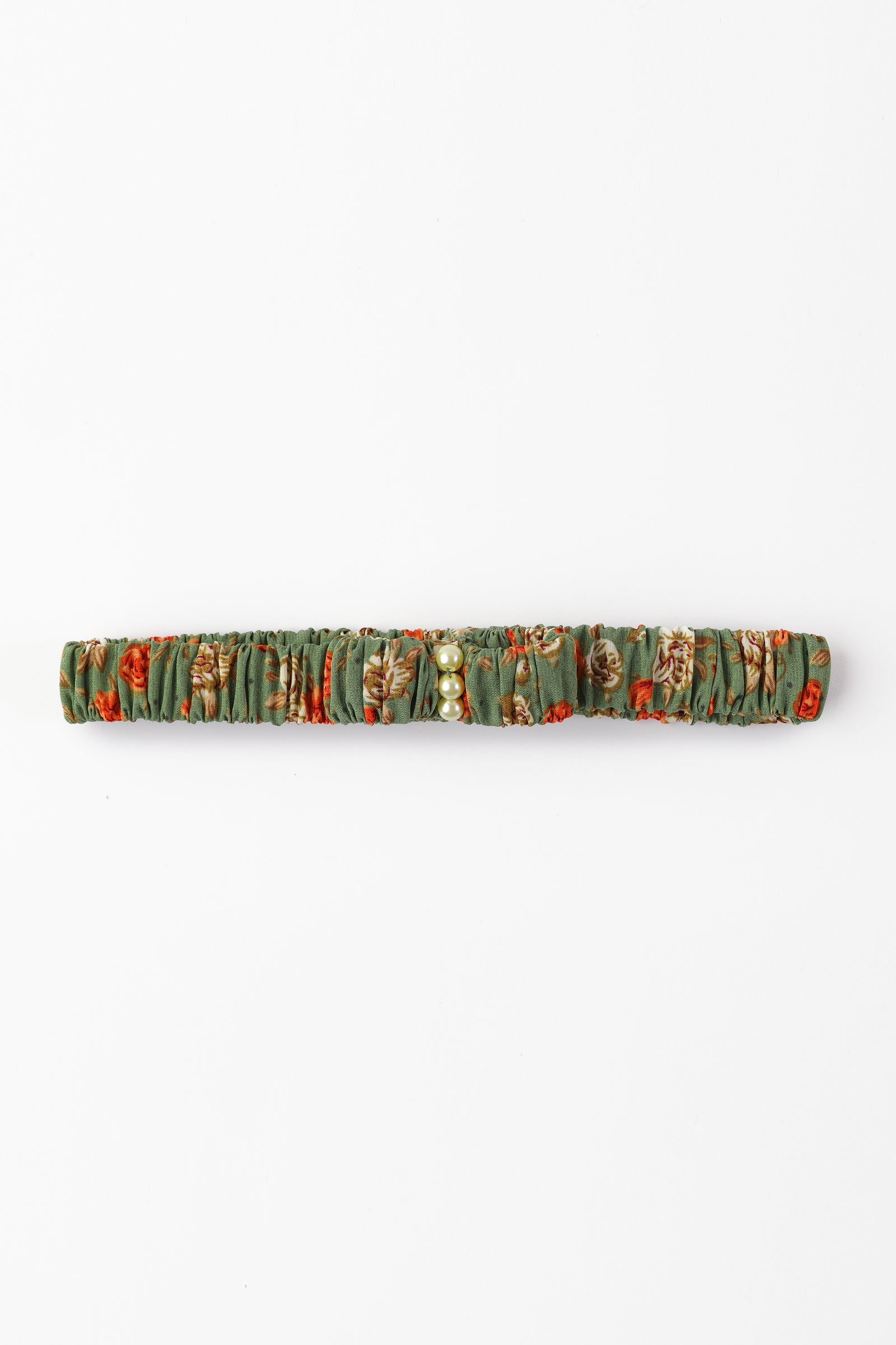 Green Floral Headband