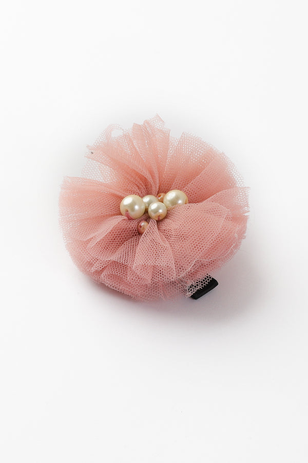 Pink Pearl Hair Clip