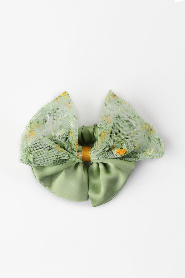 Pistachio Green Scrunchie