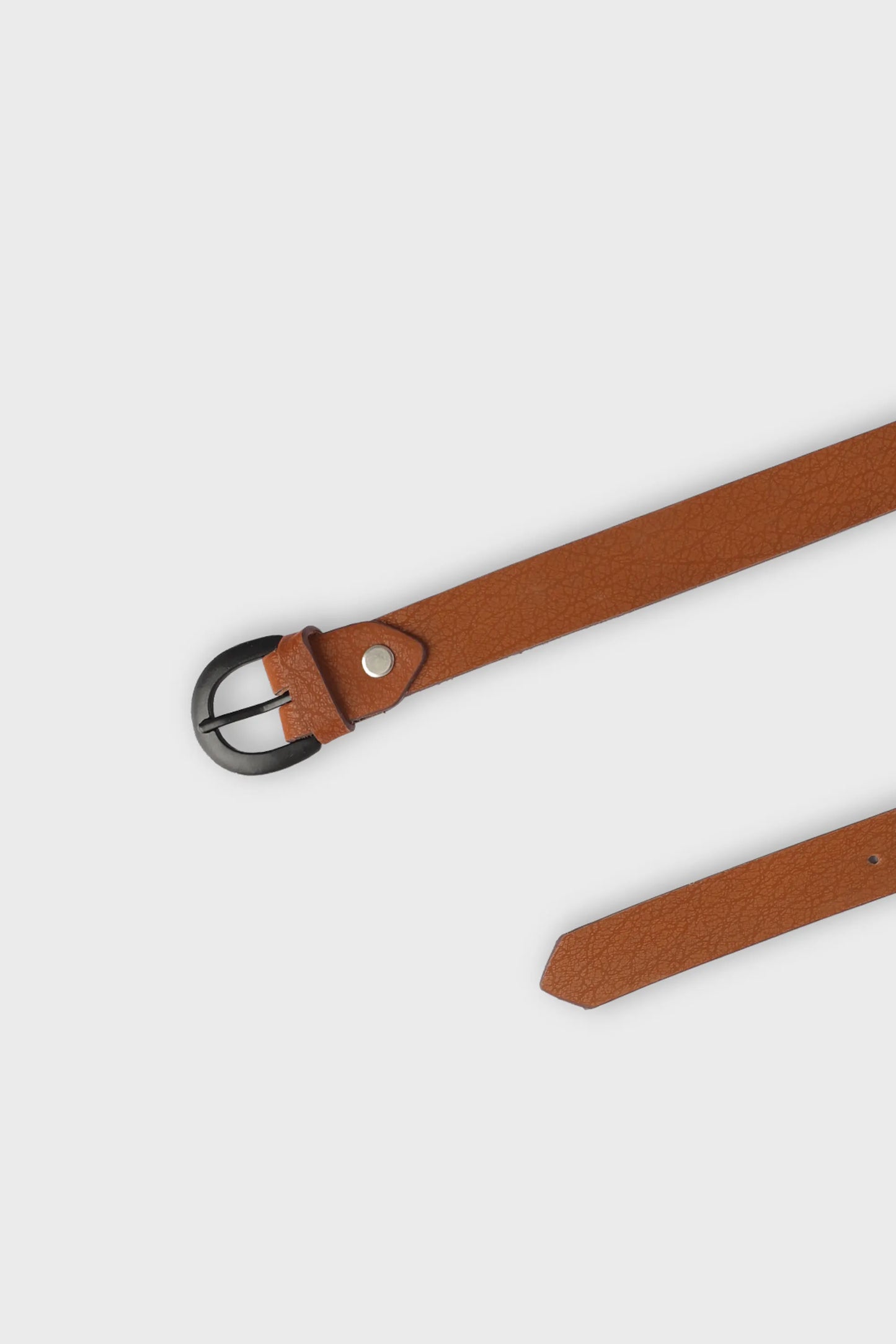 Boys Brown Textured Belt